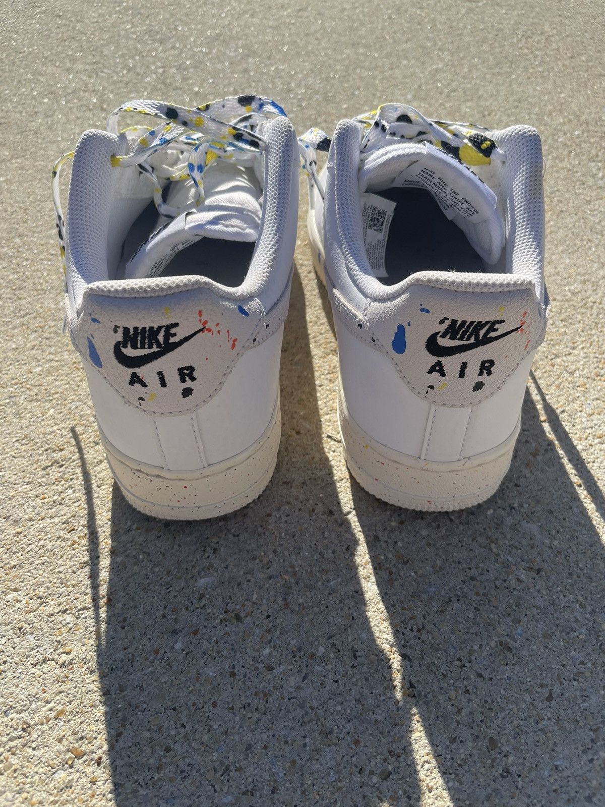 Nike Nike Air Force 1 “ LV8 Paint Splatter” Size US 8 / EU 41 - 4 Thumbnail