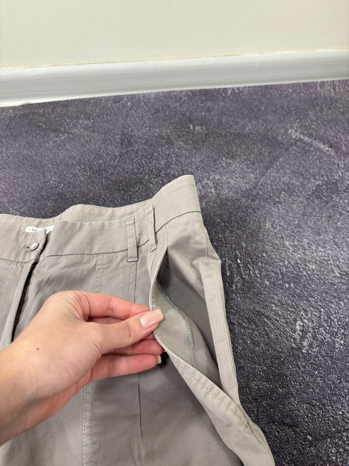 Brunello Cucinelli Brunello Cucinelli Women’s Rare Luxury Pants Trousers Size 30" / US 8 / IT 44 - 21 Thumbnail