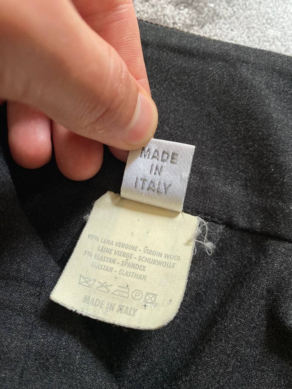 Brunello Cucinelli × Vintage VINTAGE BRUNELLO CUCINELLI GUNEX WOOL FLARED PANTS Size 27" / US 4 / IT 40 - 11 Thumbnail