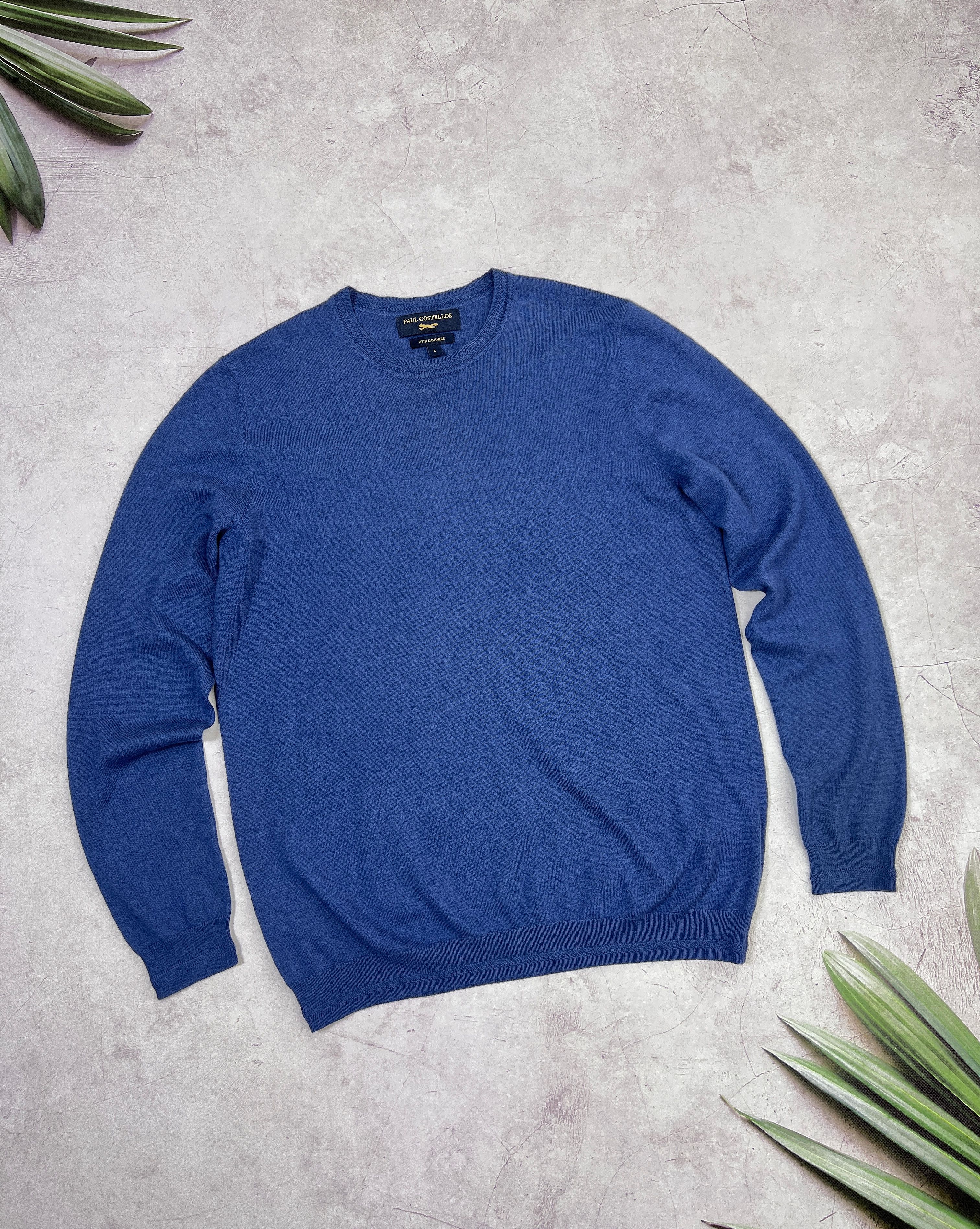 Other Paul Costelloe Sweater Jumper Cotton & Cashmere Size US M / EU 48-50 / 2 - 1 Thumbnail