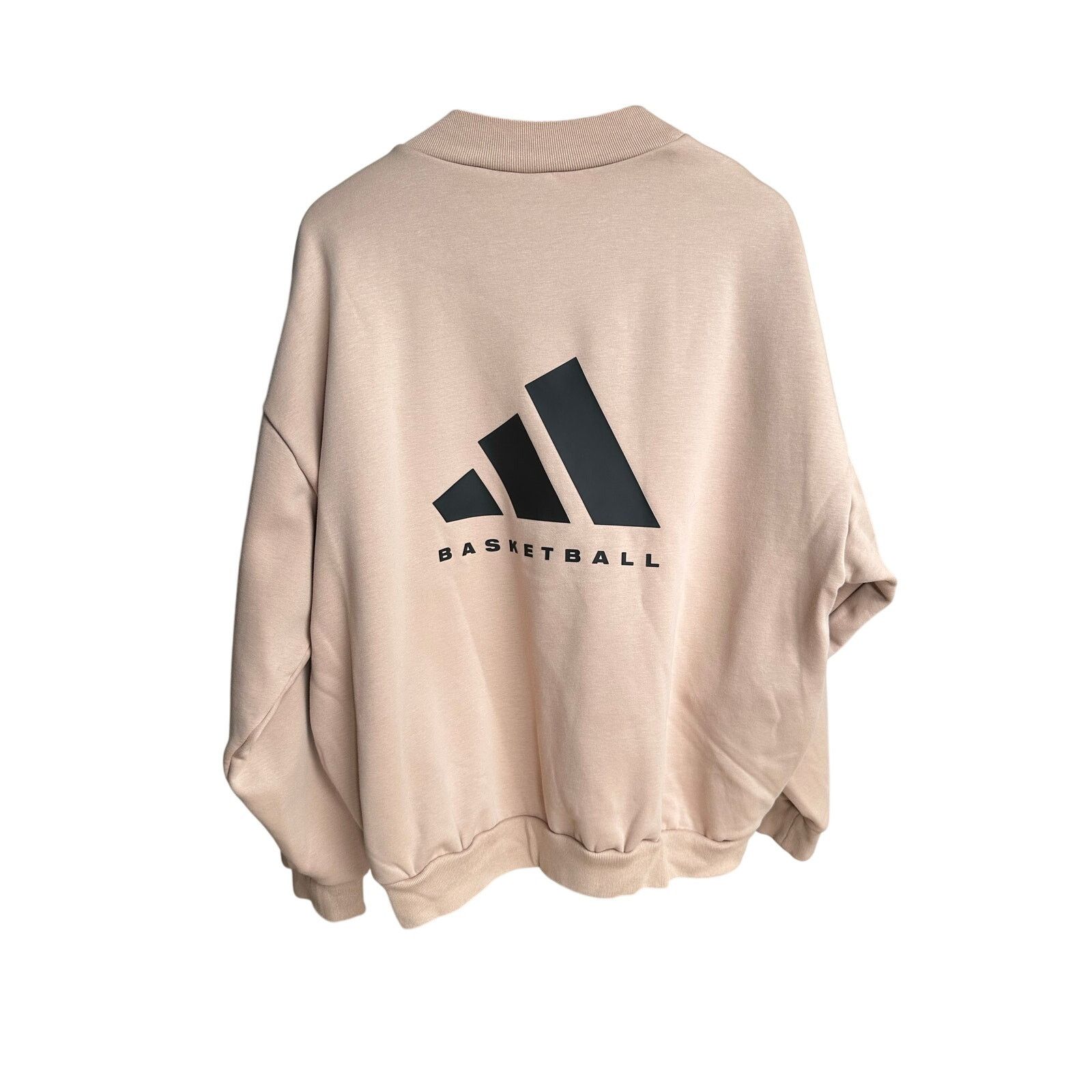 Adidas Adidas Basketball Beige Crewneck - Size M - New IM8422 Size US M / EU 48-50 / 2 - 2 Thumbnail