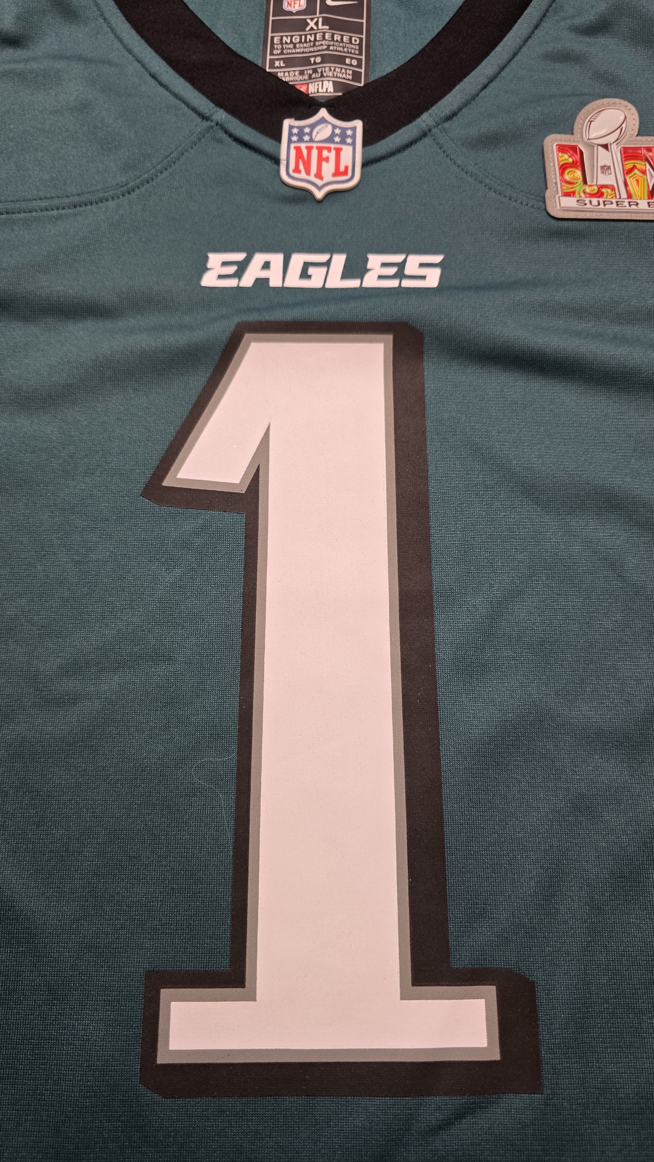 Nike Jalen Hurts Eagles Nike Super Bowl LIX Champs Jersey Size US XL / EU 56 / 4 - 14 Thumbnail