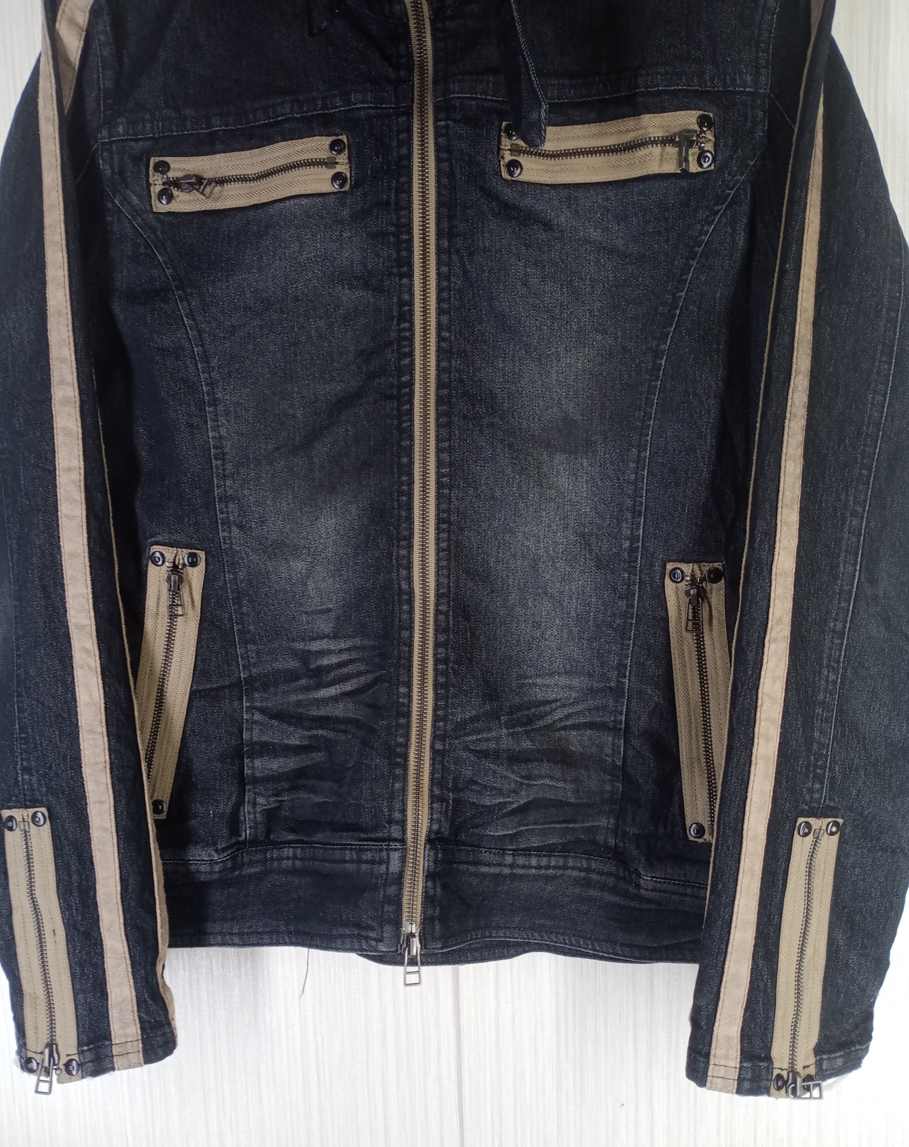 If Six Was Nine Rare Vintage Daily News Mud Wash Denim Jacket Size US M / EU 48-50 / 2 - 5 Thumbnail