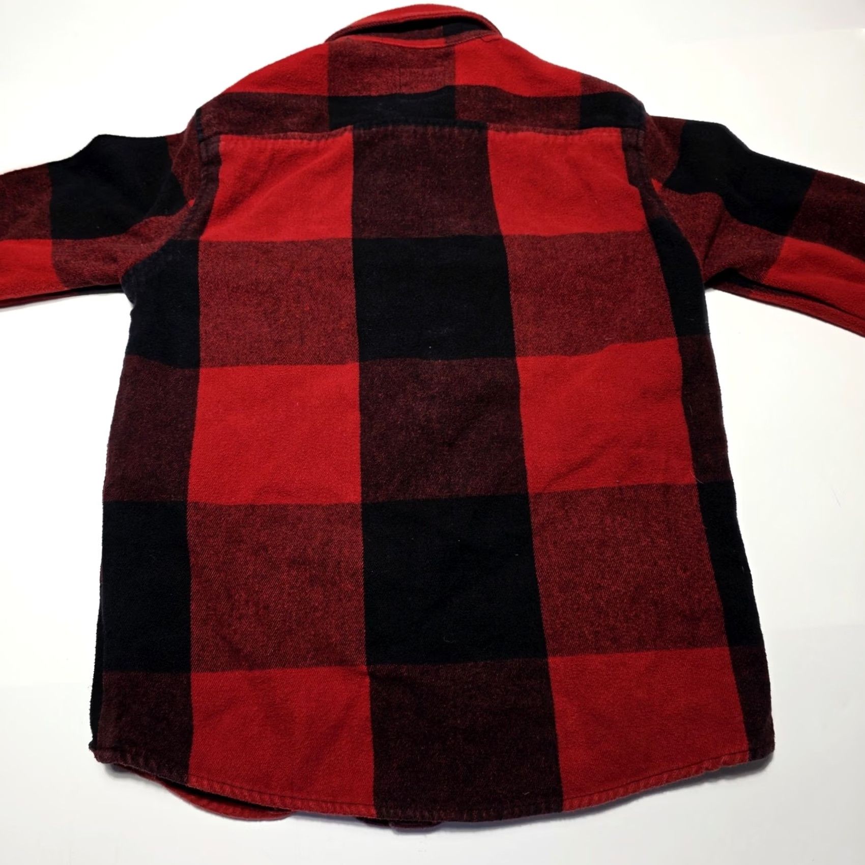 Abercrombie & Fitch Abercrombie & Fitch Shirt XS Men Red Plaid Heavyweight Flannel Button-Up with Pockets Size US XS / EU 42 / 0 - 5 Thumbnail