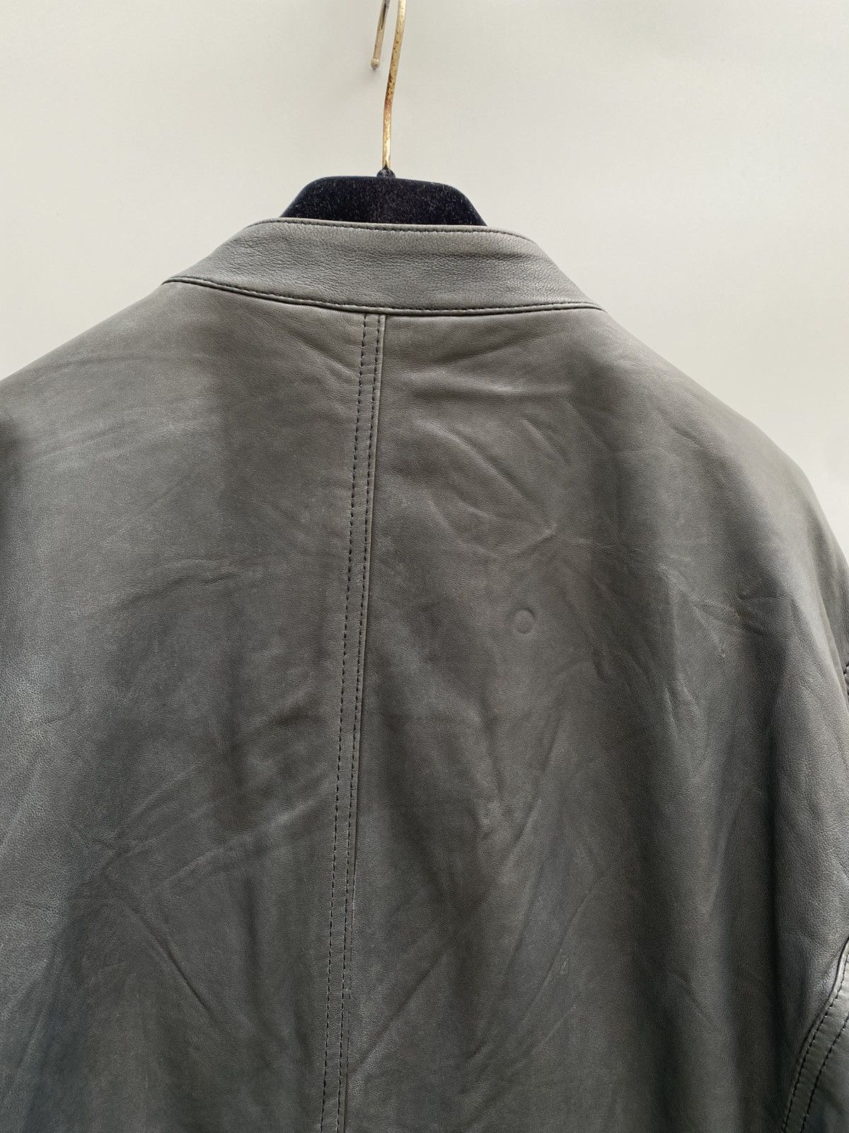 Belstaff Belstaff- Cafe Racer Leather Jacket Size US L / EU 52-54 / 3 - 9 Thumbnail