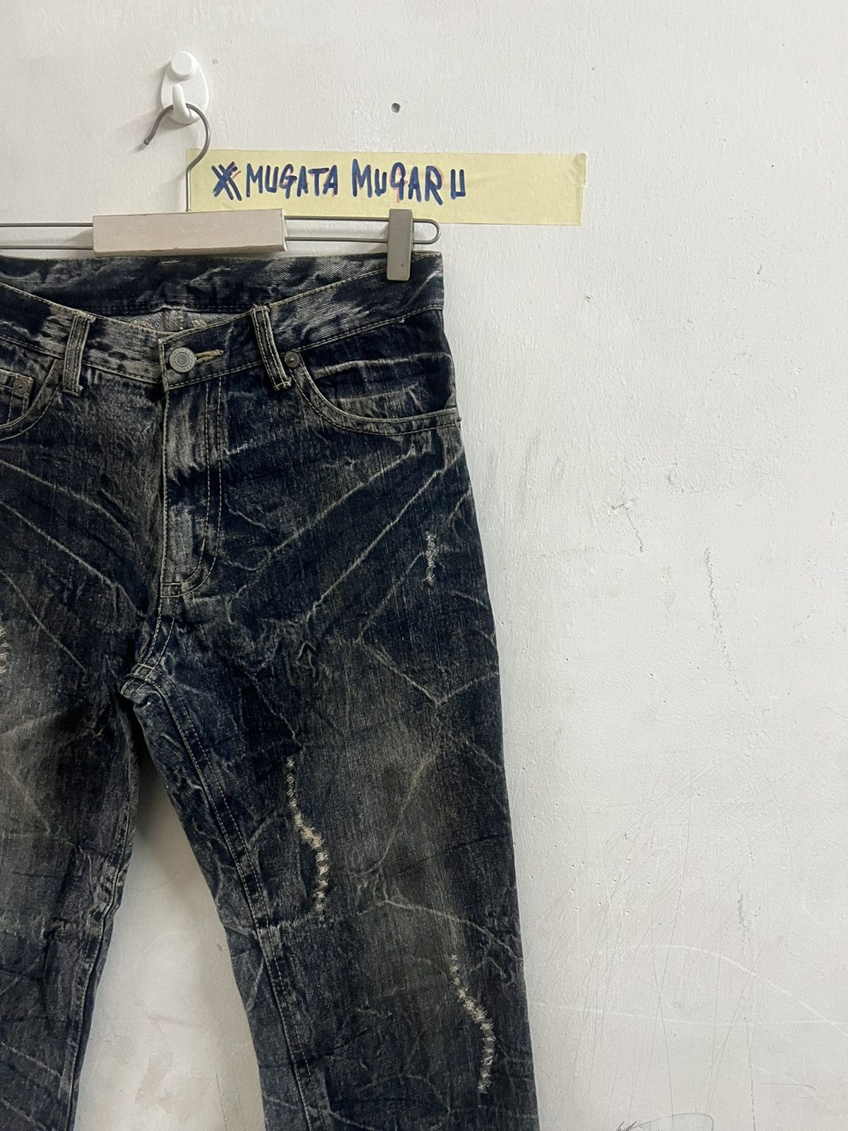 4GSELLER × Japanese Brand BACK FORTH DISTRESSED DENIM PANT Size US 31 - 6 Thumbnail