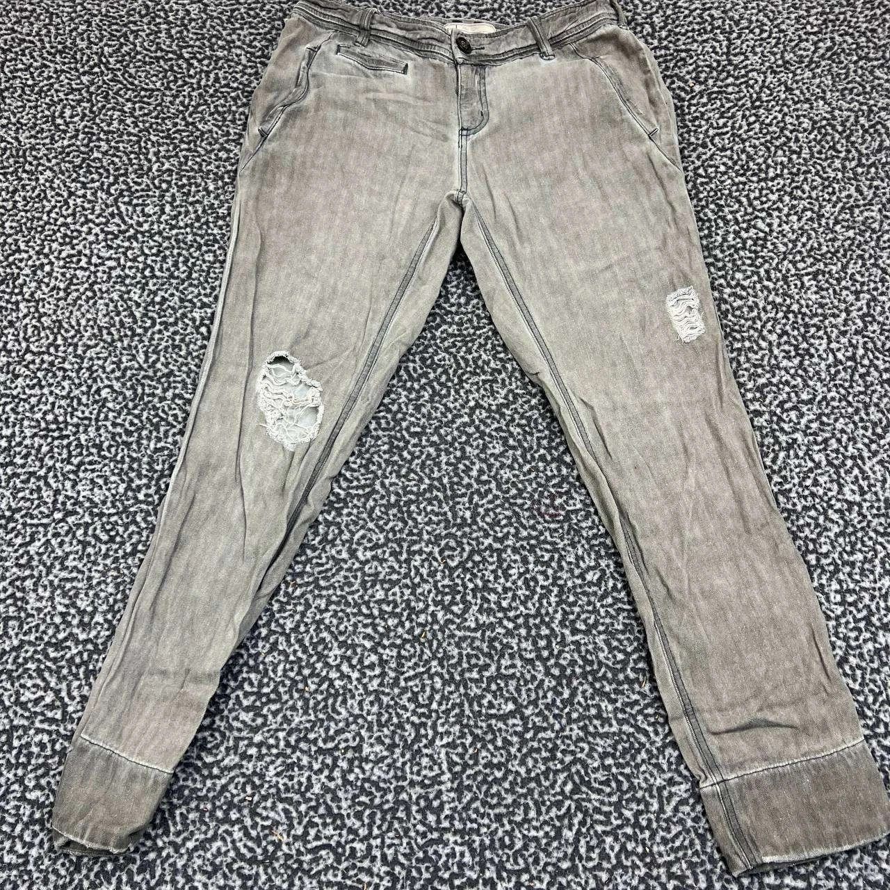 Free People Free People Jeans Women 2 Pants Striped Faded Straight 30x27 Size 30" / US 8 / IT 44 - 1 Thumbnail