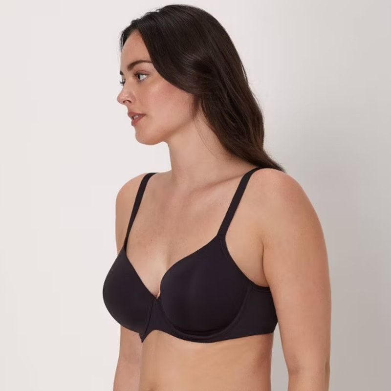 Other Bali Black Wireless Everyday Cotton Modal Bra 42D Size ONE SIZE - 7 Thumbnail