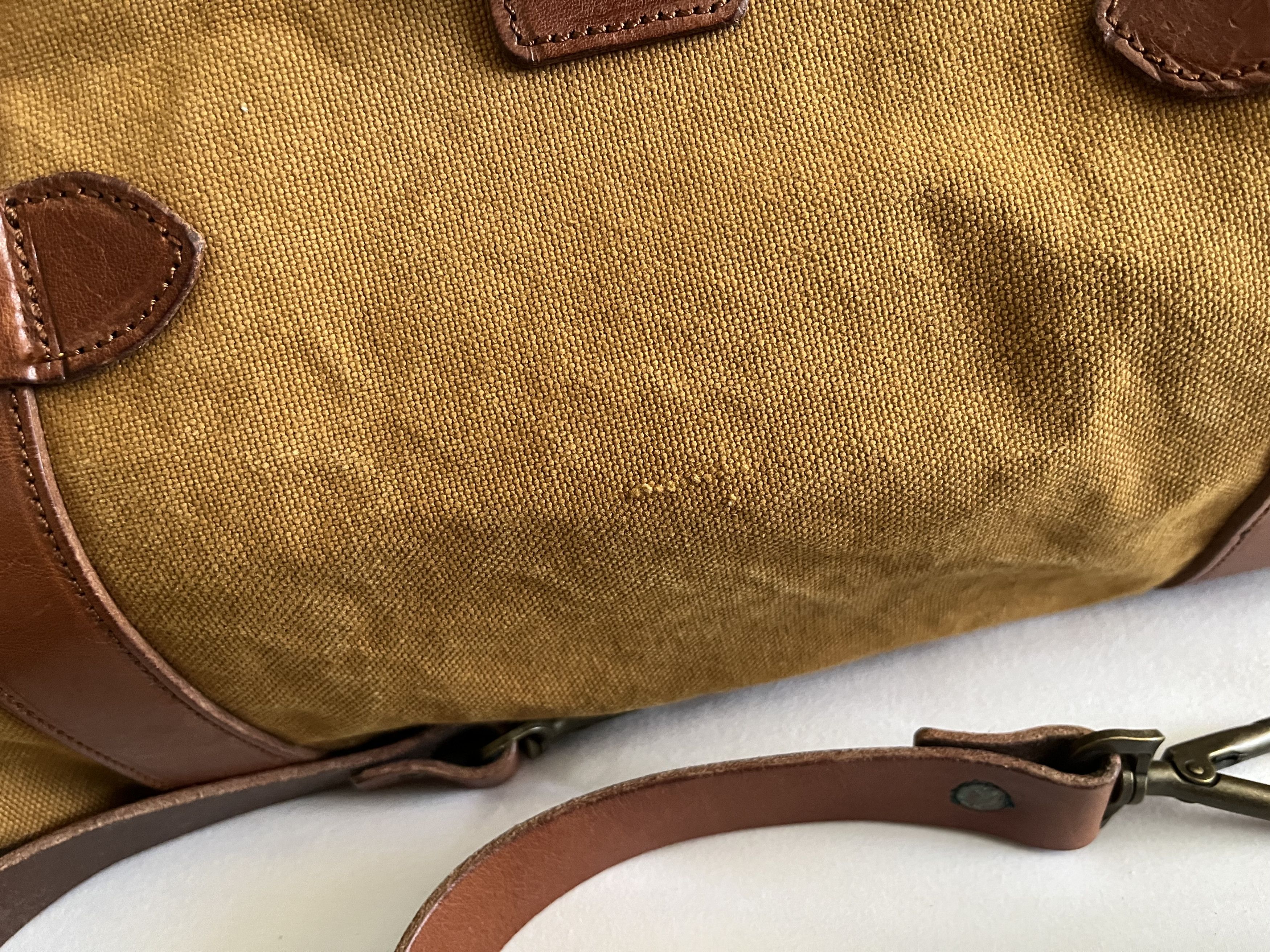 RRL Ralph Lauren Vintage RRL Canvas/Leather Shoulder Bag Size 26 - 11 Thumbnail