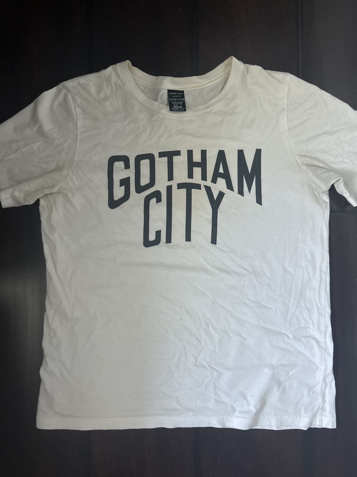 Number (N)ine NUMBER NINE ARCHIVE GOTHAM CITY TEE TRAVIS SCOTT