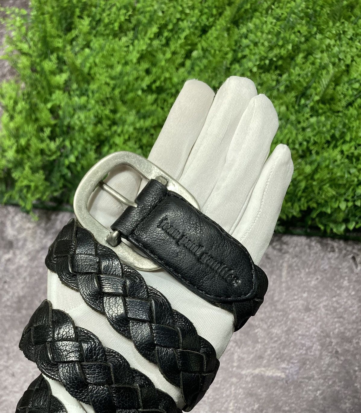 Jean Paul Gaultier スクエアバックル ベルト ナロー belt Men's Jean Paul Gaultier Belts | Grailed