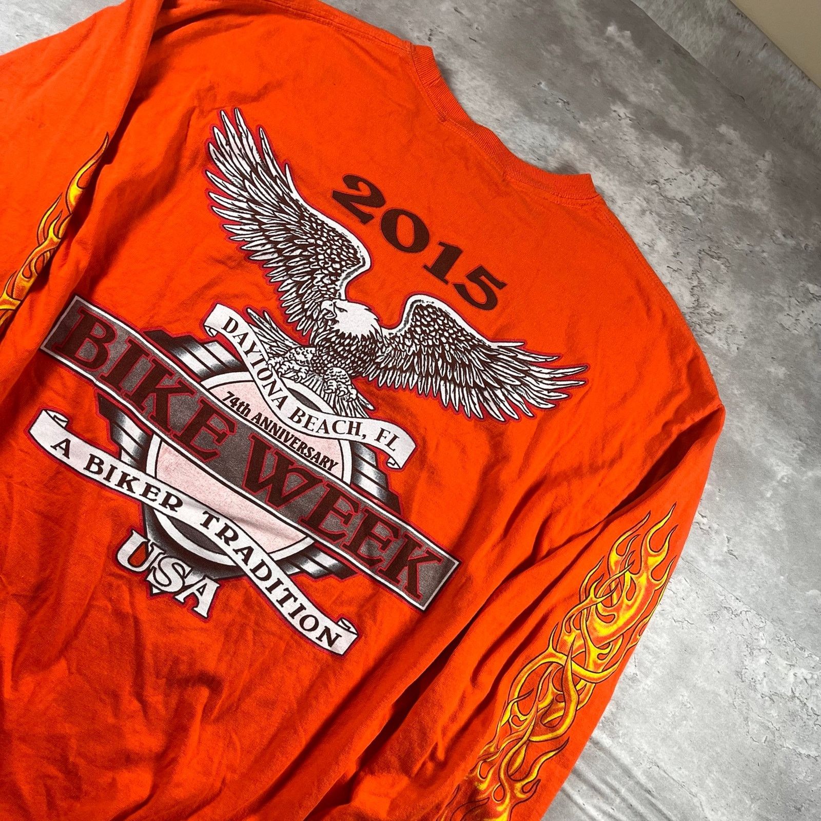 Harley Davidson Vintage motorcycle long sleeve Size US XL / EU 56 / 4 - 1 Thumbnail