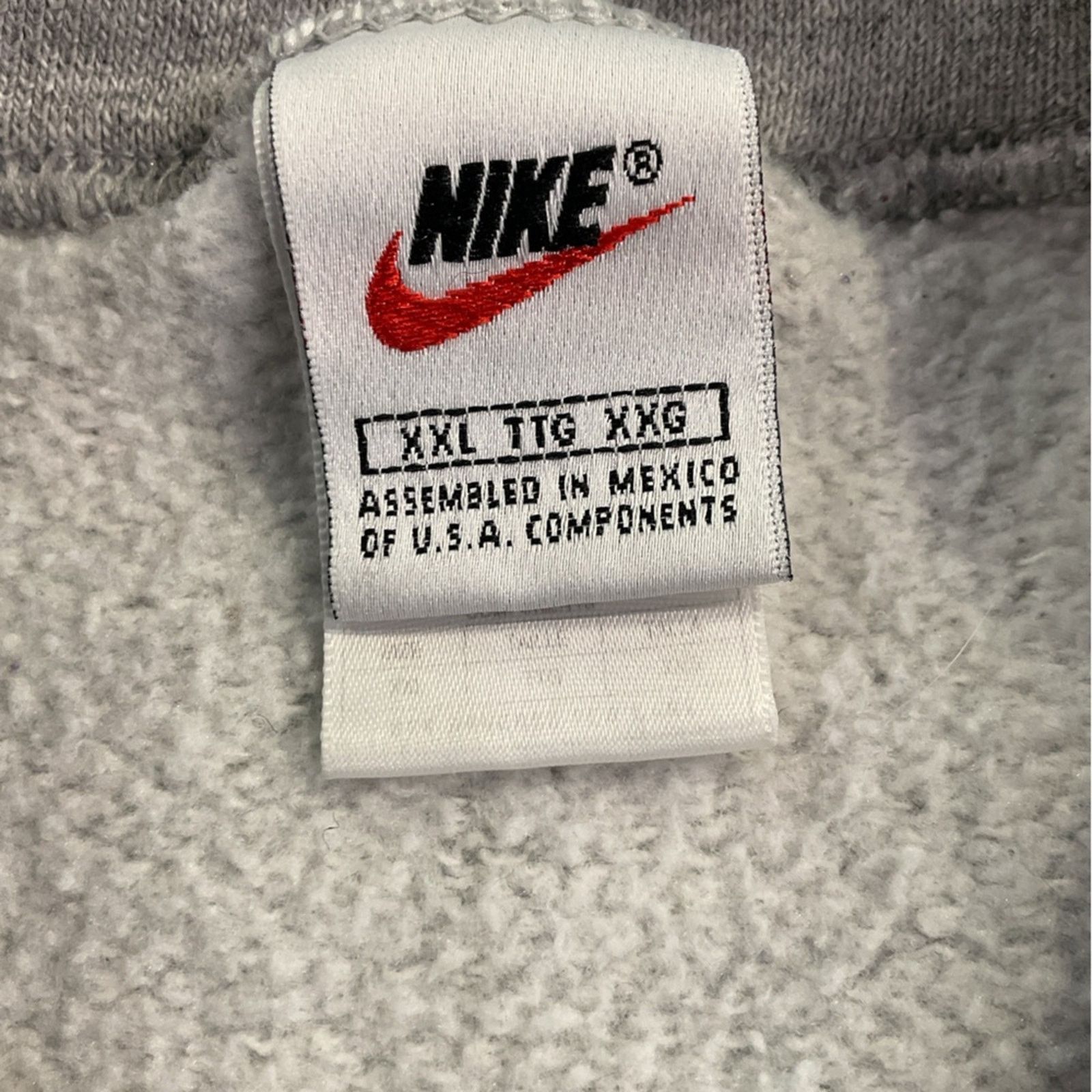 Nike Vintage 90s Nike Gray Crewneck Sweatshirt Size US XXL / EU 58 / 5 - 5 Thumbnail