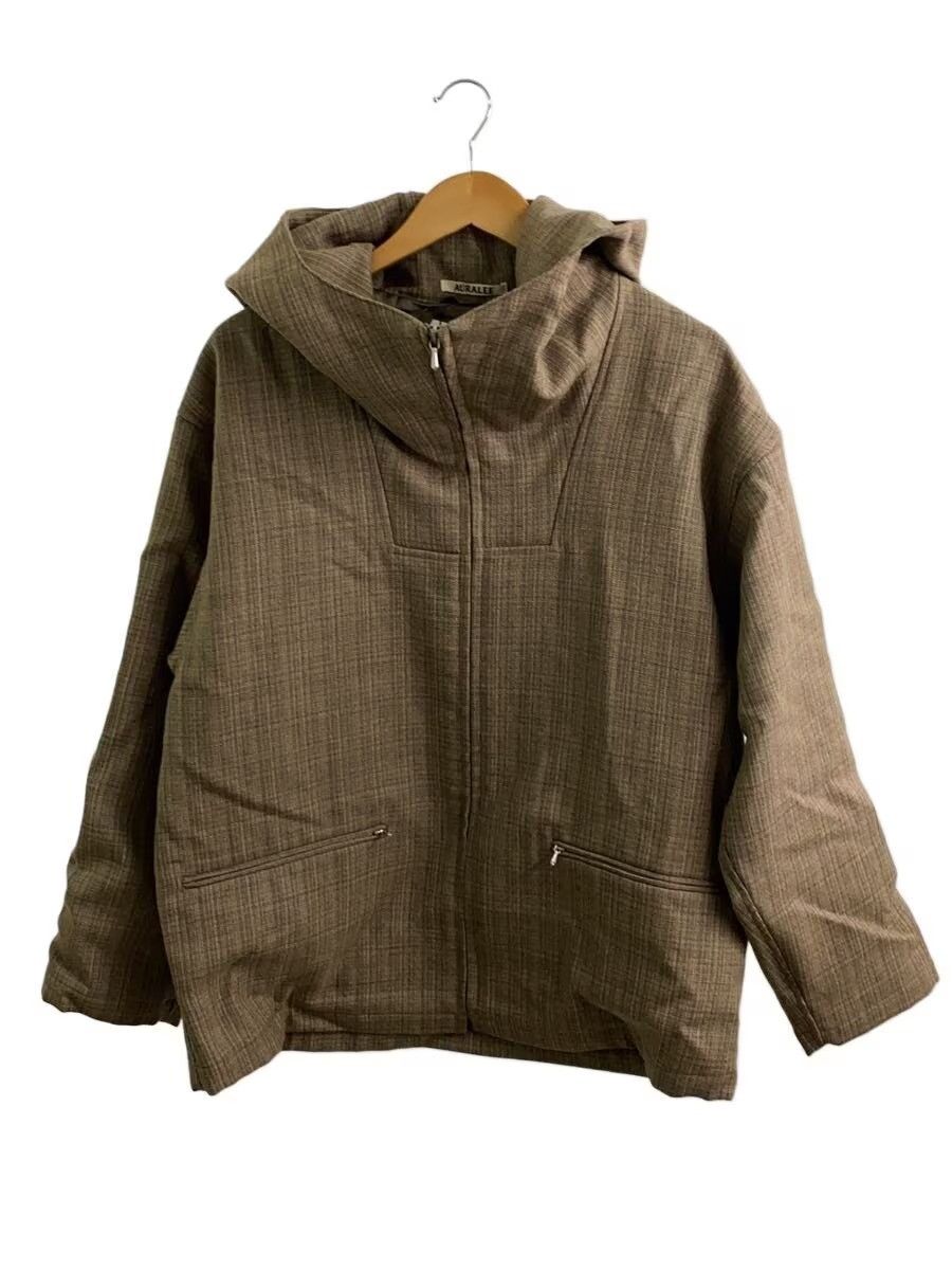 Auralee Double Face Check Zip Blouson | Grailed