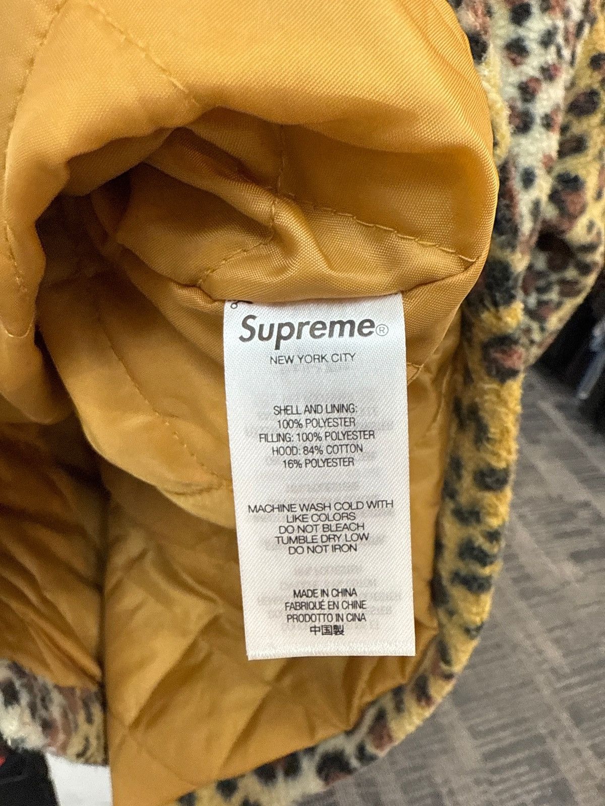 Supreme Supreme Brown Leopard Fleece Zip Up Size US XL / EU 56 / 4 - 4 Thumbnail