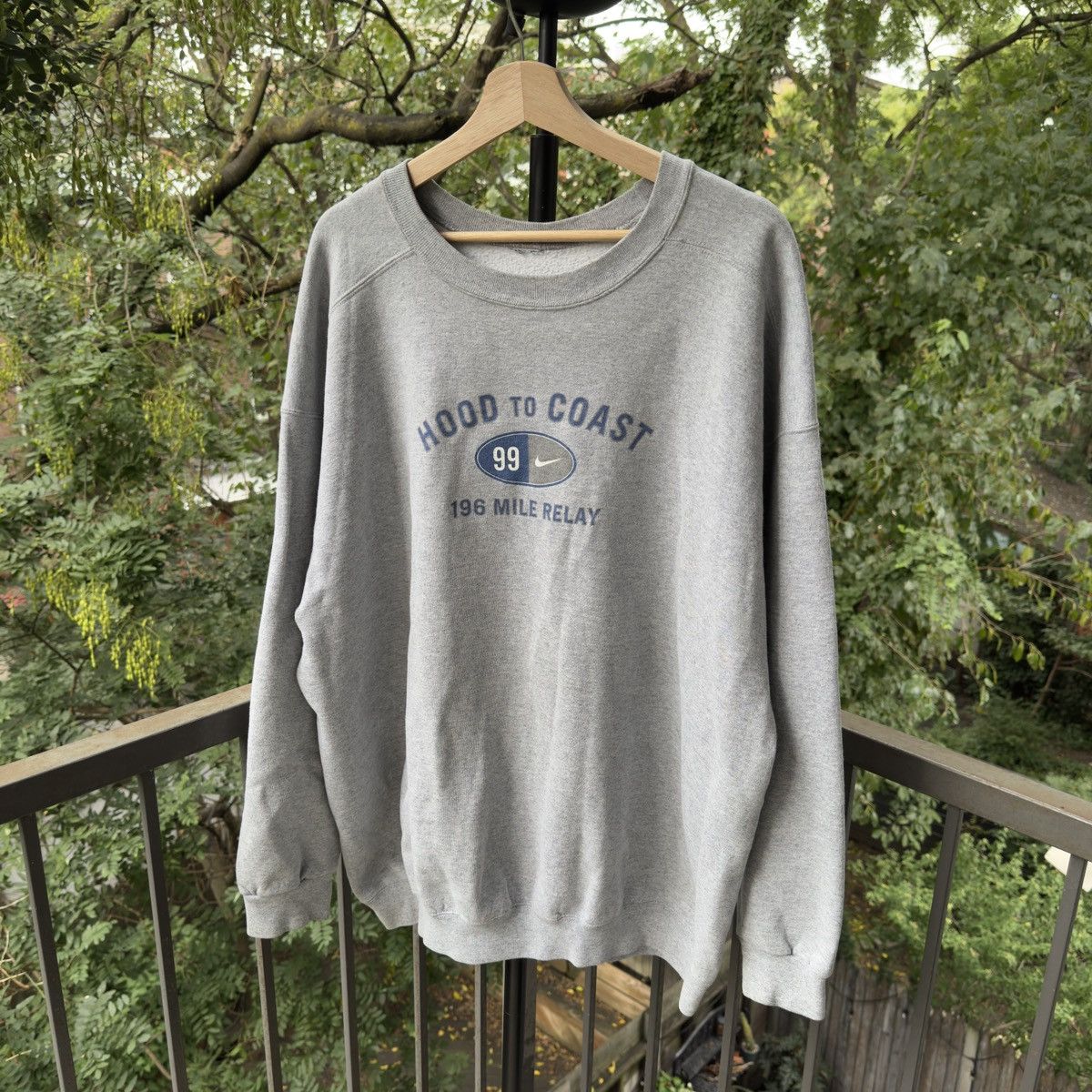 Nike Nike Running Hood To Coast Faded Sweatshirt ERD Grunge Size US XXL / EU 58 / 5 - 1 Thumbnail