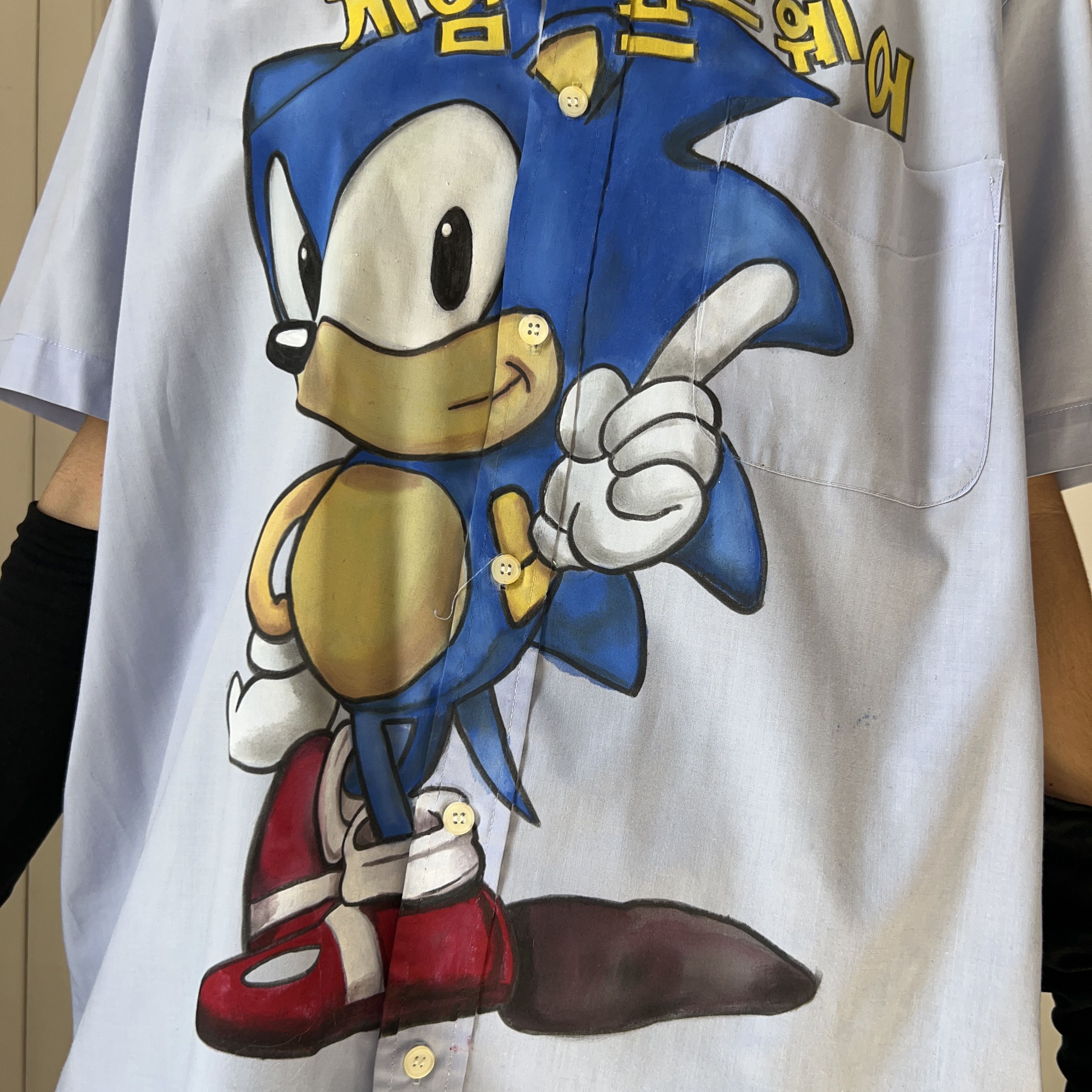 Other Custom reworked Sonic the Hedgehog button up Size XXL / US 16-18 / IT 52-54 - 3 Thumbnail