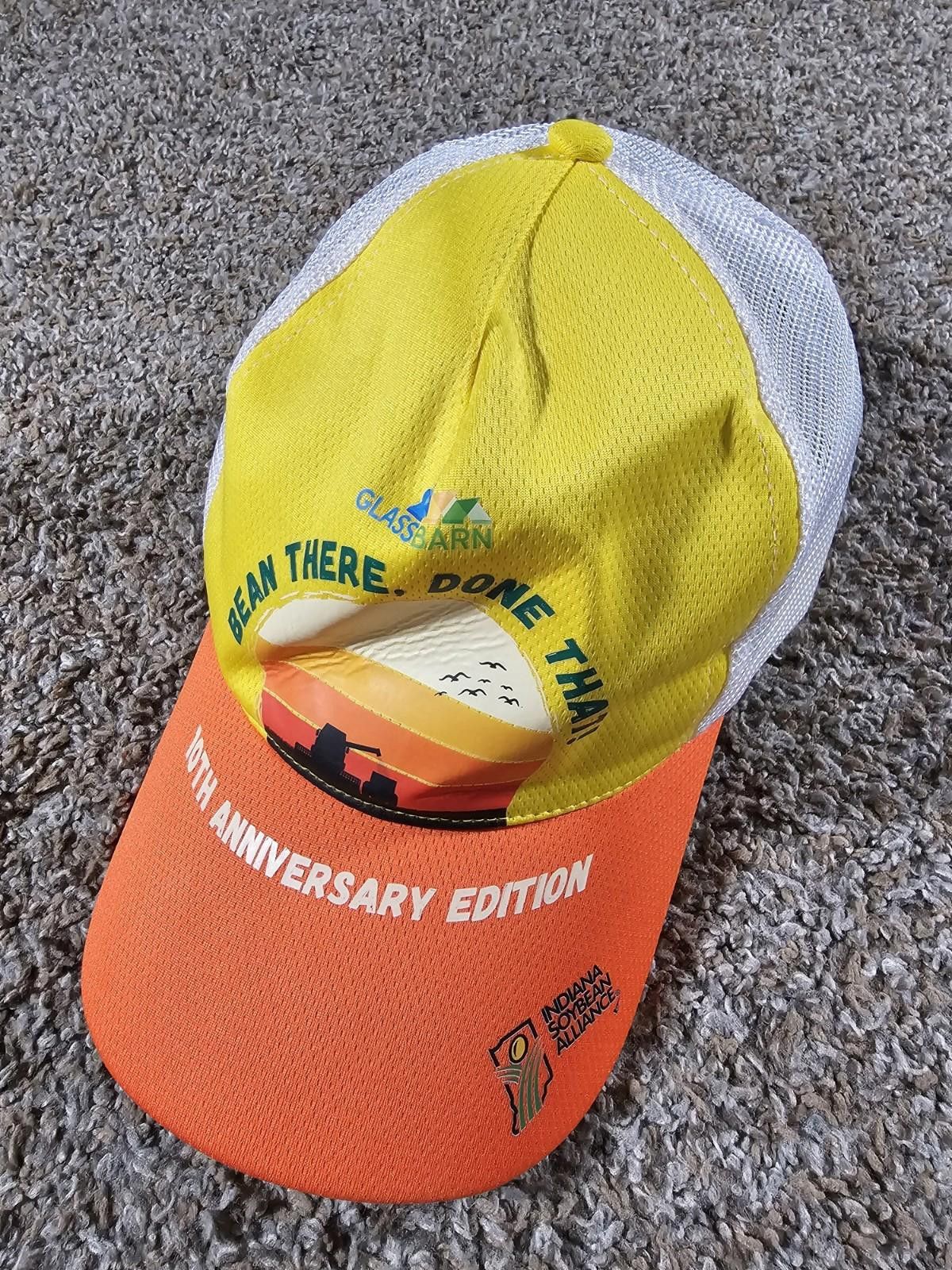 Designer GLASSBARN INDIANA SOYBEAN Snapback hat yellow orange Size ONE SIZE - 1 Thumbnail