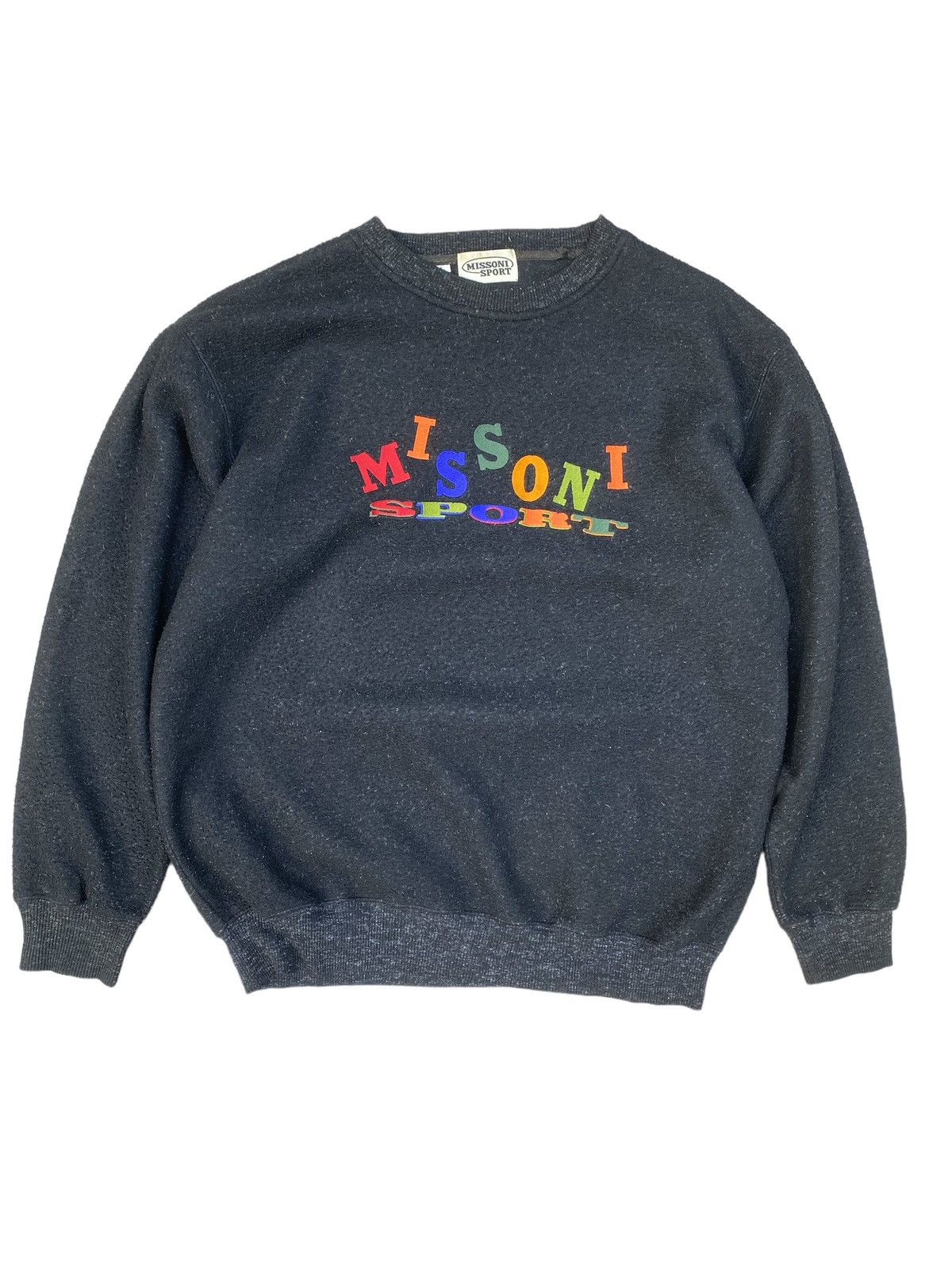 Designer × Missoni × Vintage Vintage 70's MISSONI SPORT Sweatshirt rare Size US L / EU 52-54 / 3 - 2 Thumbnail