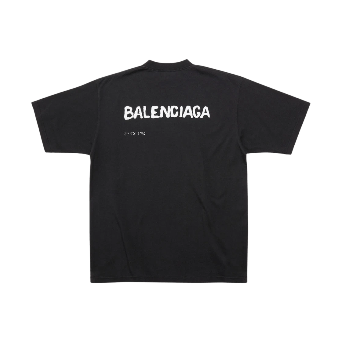 Balenciaga hand-drawn balenciaga t-shirt large fit black Size US XS / EU 42 / 0 - 1 Thumbnail