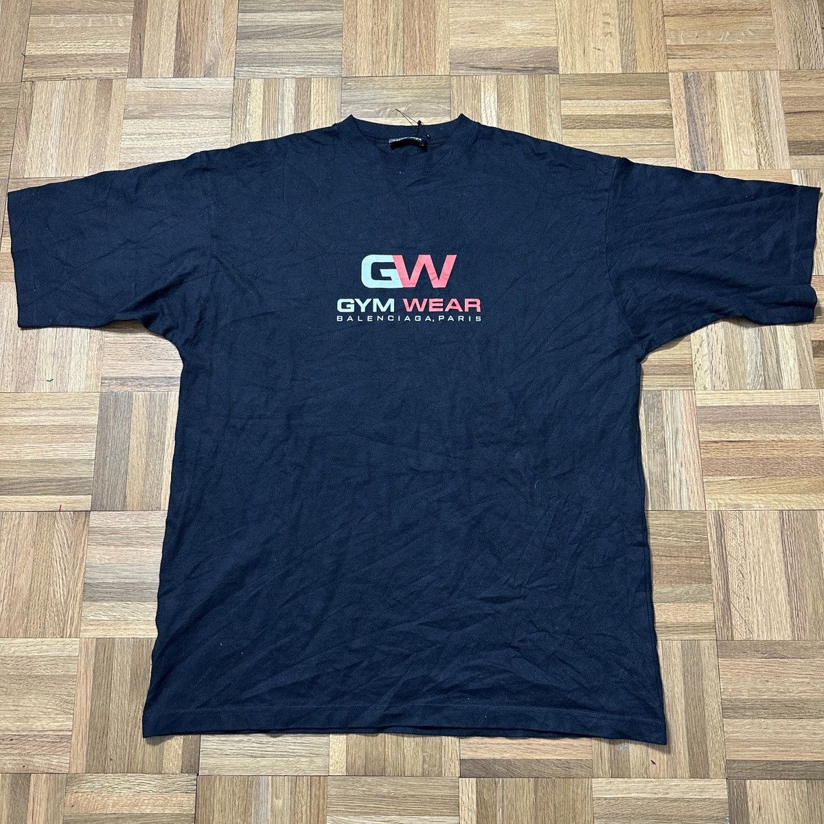 Balenciaga Balenciaga Gym Wear tee Size US S / EU 44-46 / 1 - 1 Thumbnail