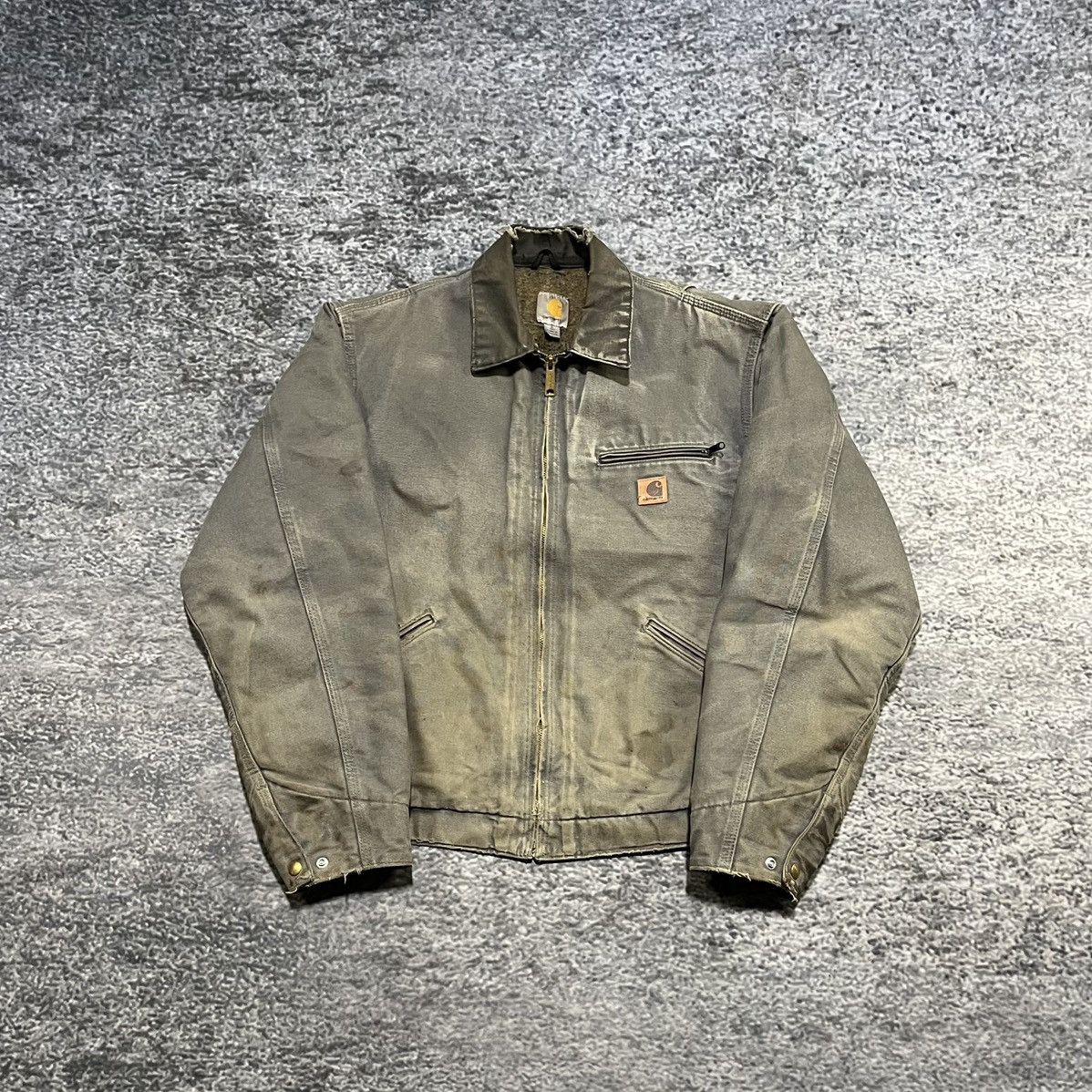 Carhartt VINTAGE CARHARTT BLANKET LINED DISTRESSED DETROIT JACKET Size US L / EU 52-54 / 3 - 1 Thumbnail