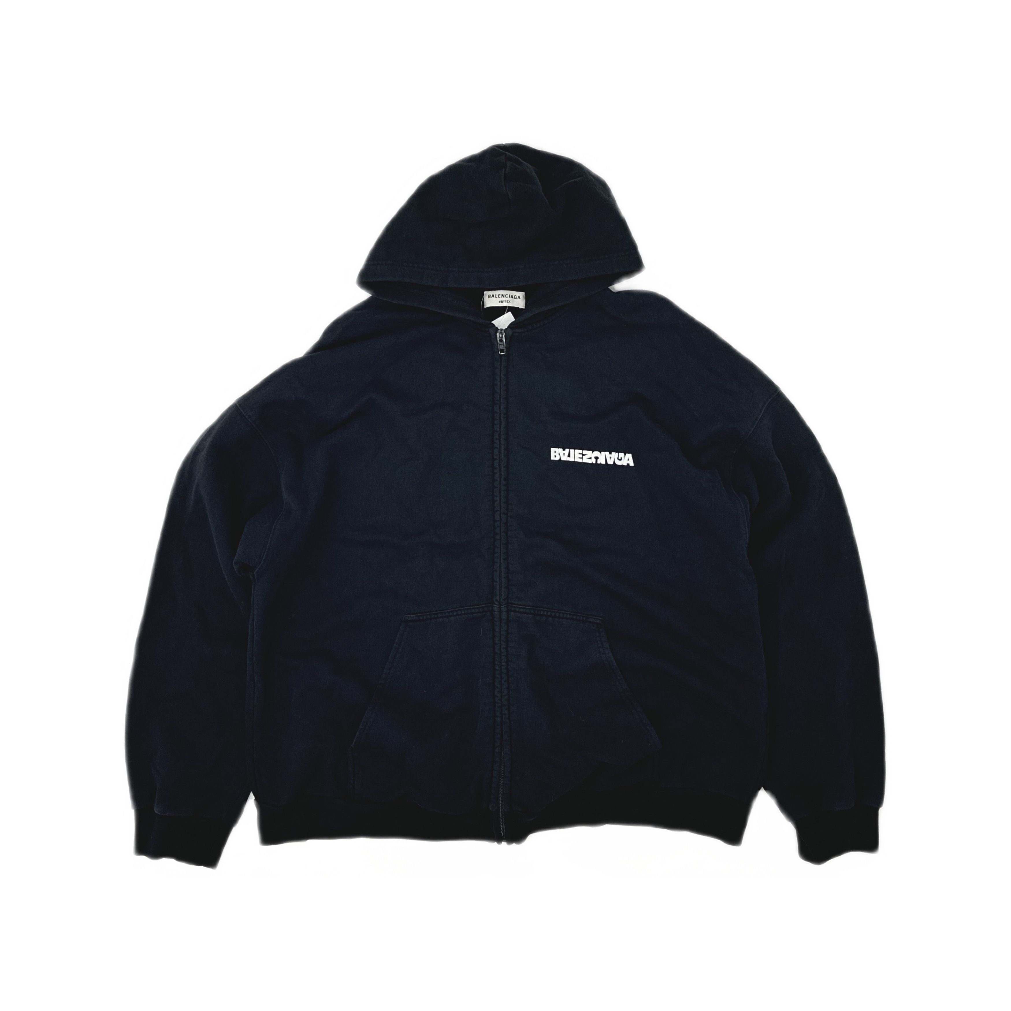 Balenciaga RARE Balenciaga Soccer Zip Up Hoodie TOKYO | Grailed