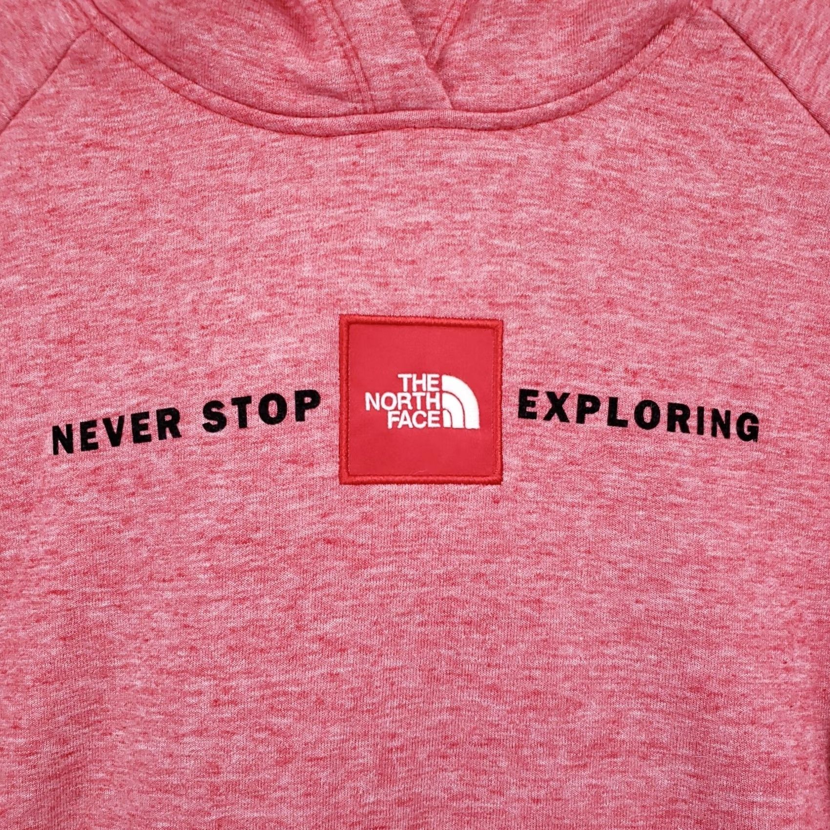 The North Face The North Face Hoodie Womens L Large Pink Fleece Sweatshirt Never Stop Exploring Size L / US 10 / IT 46 - 4 Thumbnail