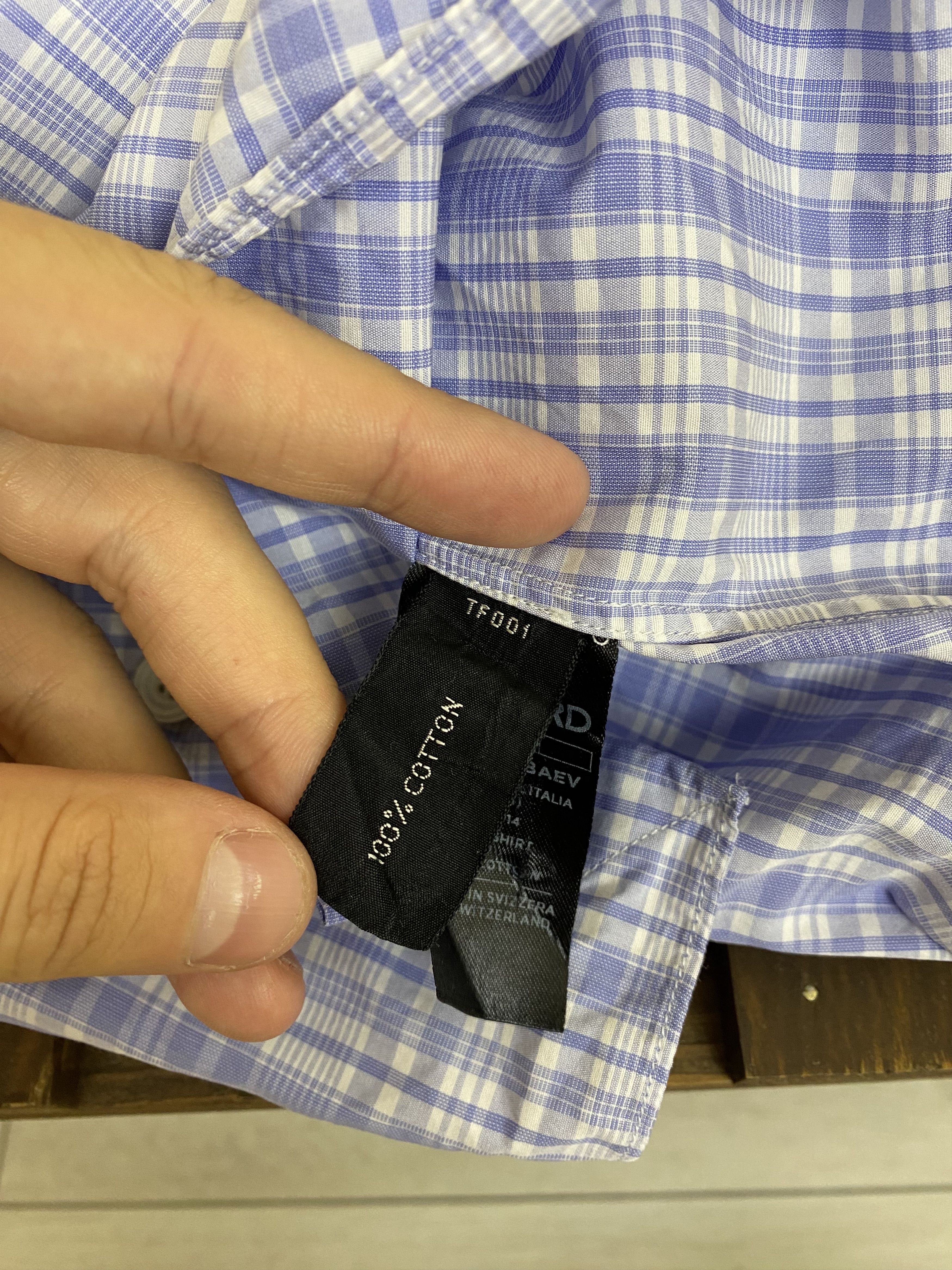 Tom Ford Rare Tom Ford checkered classic camicia shirt size M-L Size US M / EU 48-50 / 2 - 12 Thumbnail