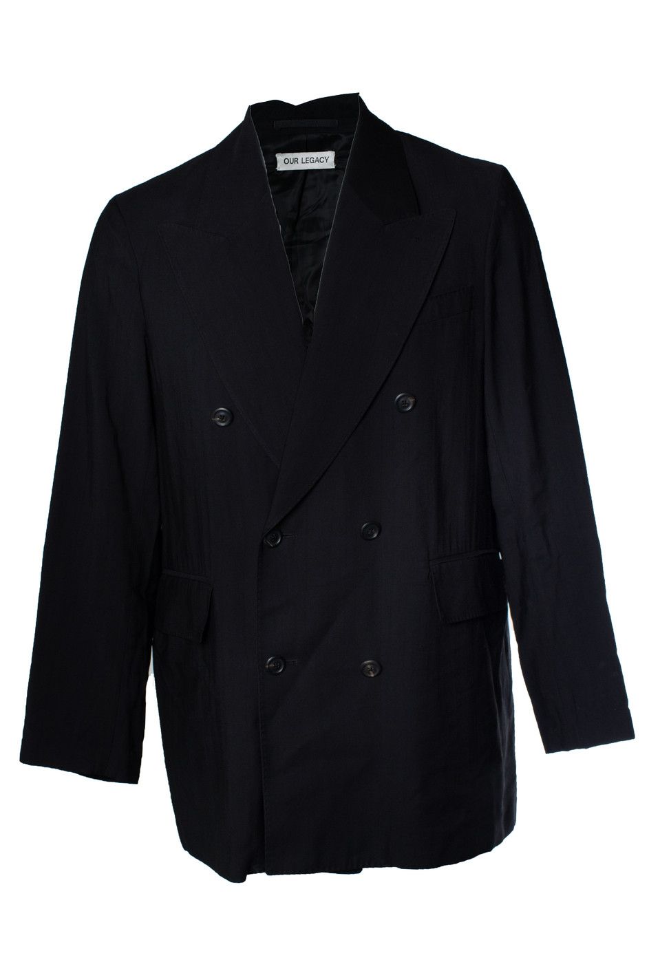 Our Legacy Our legacy, black blazer Size 48R - 1 Thumbnail