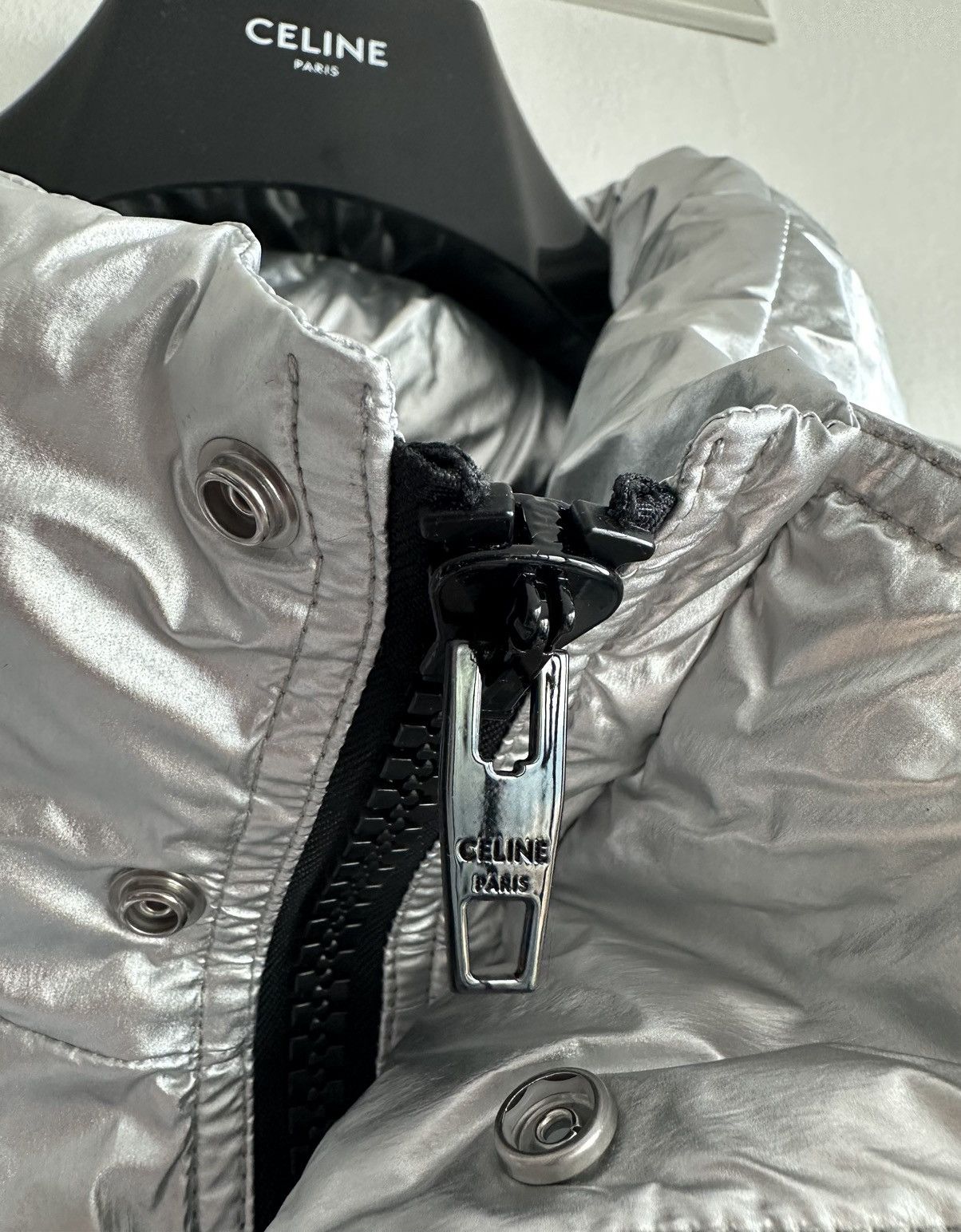 Celine × Hedi Slimane $4,500 Runway Celine Hedi Slimane Coat Goose Down Size US XXL / EU 58 / 5 - 19 Thumbnail