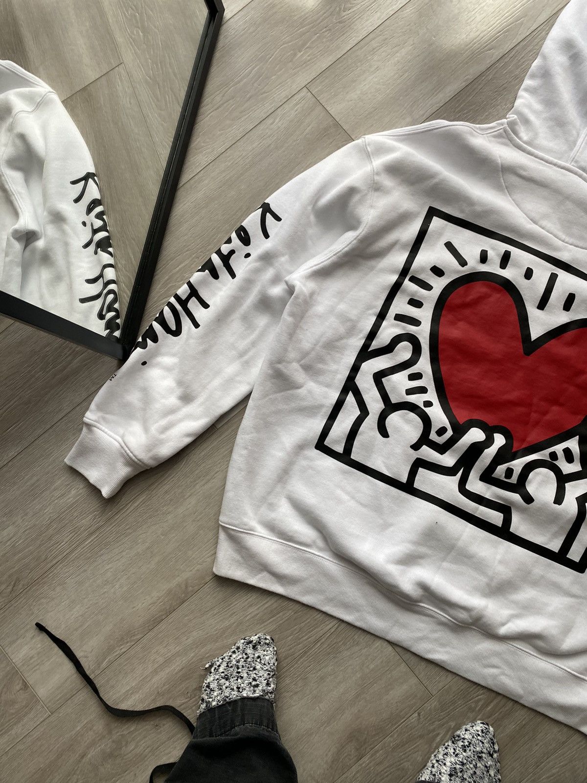 【Blvck Paris x Keith Haring】LOVE HOODIE ラブ パーカー Blvck Paris x Keith Haring】LOVE HOODIE ラブ パーカー (BLVCK