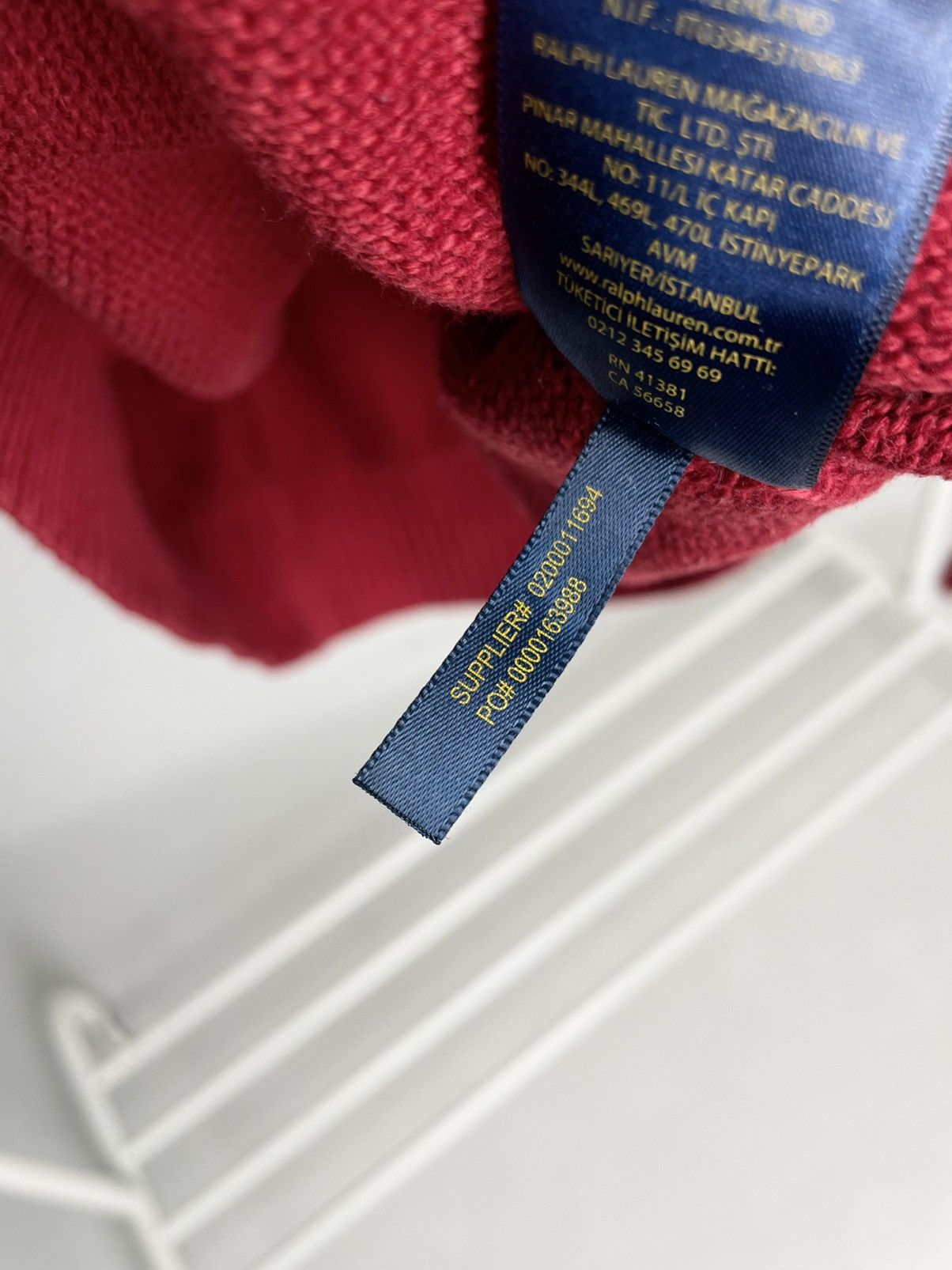 Polo Ralph Lauren Polo by Ralph Lauren ( Size M ) Vintage Red Knit Sweater Size US L / EU 52-54 / 3 - 10 Thumbnail