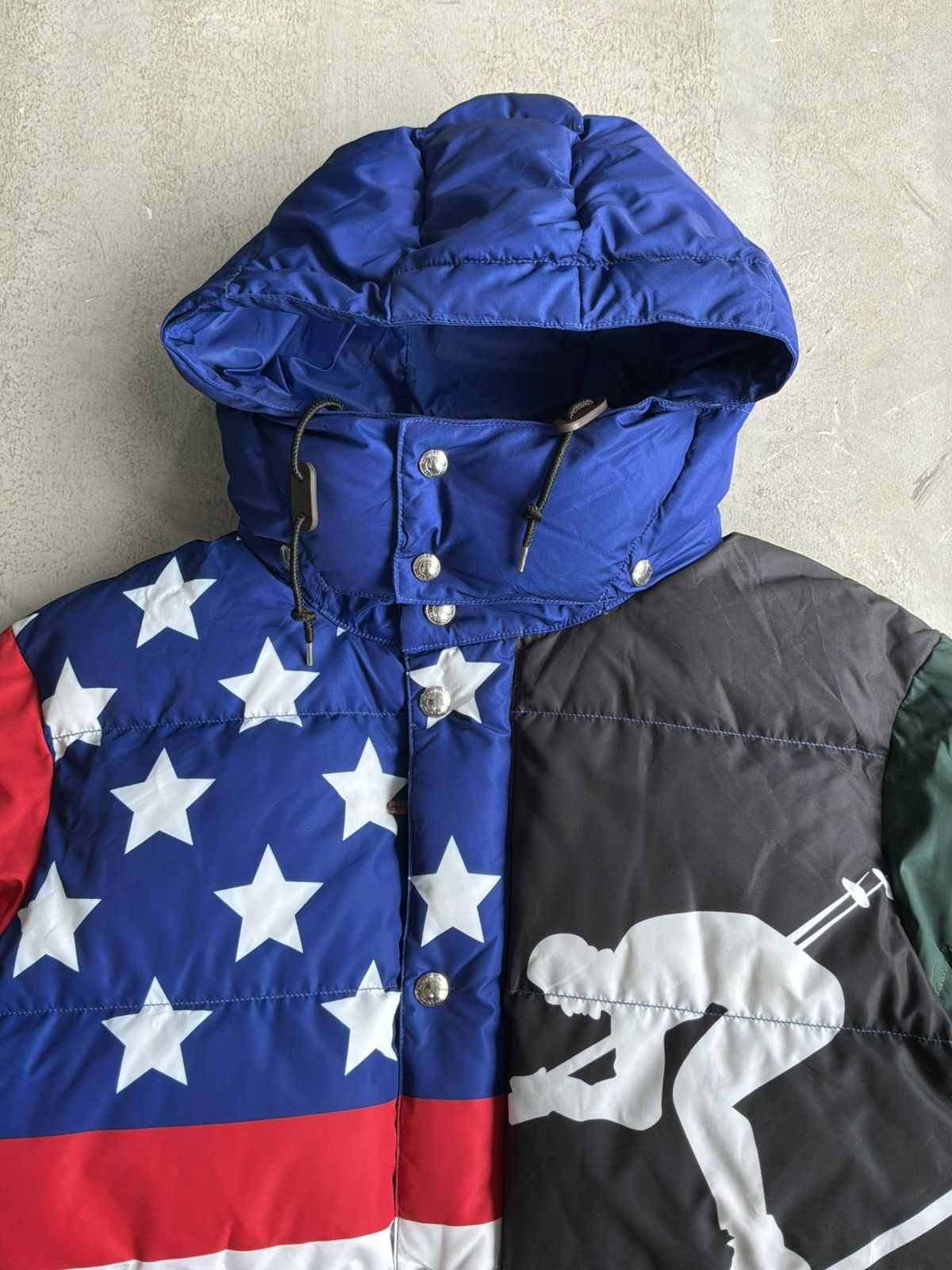 Polo Ralph Lauren Vintage RL - USA Ski Puffer Jacket Size US L / EU 52-54 / 3 - 3 Thumbnail