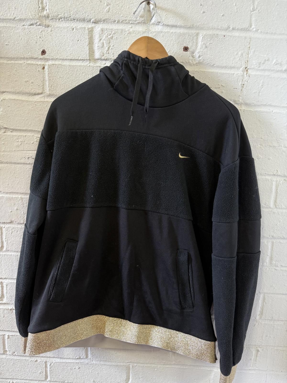 Nike Nike Black Fleece Pullover Hoodie - Size M Size US M / EU 48-50 / 2 - 1 Thumbnail