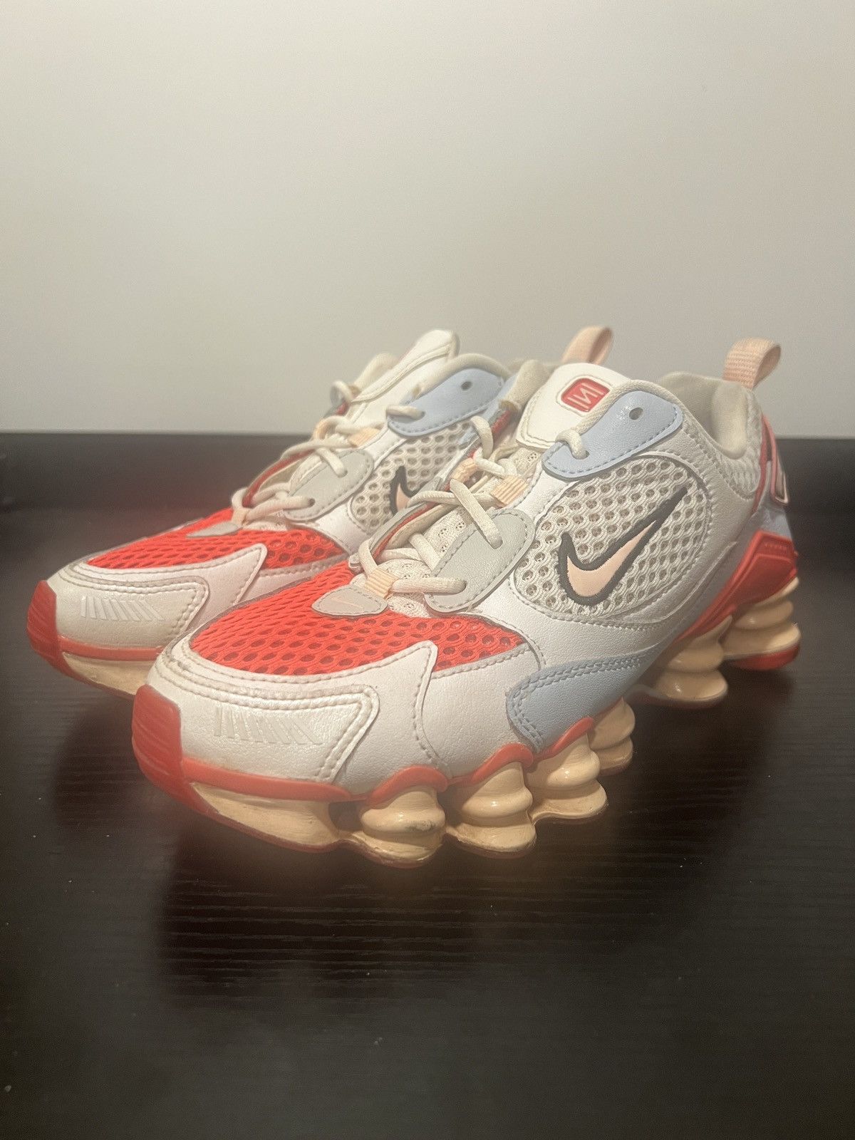 Nike SIZE 6.5 W0MAN - Nike Shox TL Nova White Laser Crimson Size US 6.5 / IT 36.5 - 1 Thumbnail