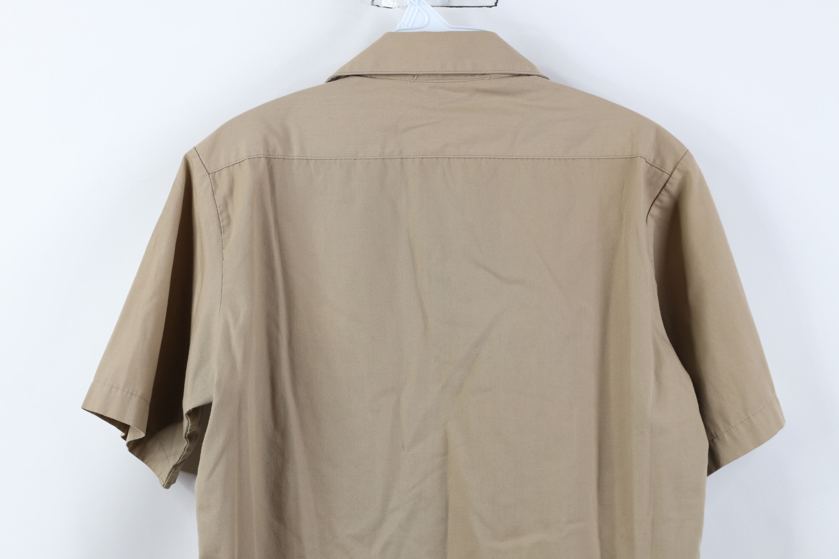 Vintage Vintage 80s USGI Military Tropical Short Sleeve Button Shirt Size US S / EU 44-46 / 1 - 11 Thumbnail