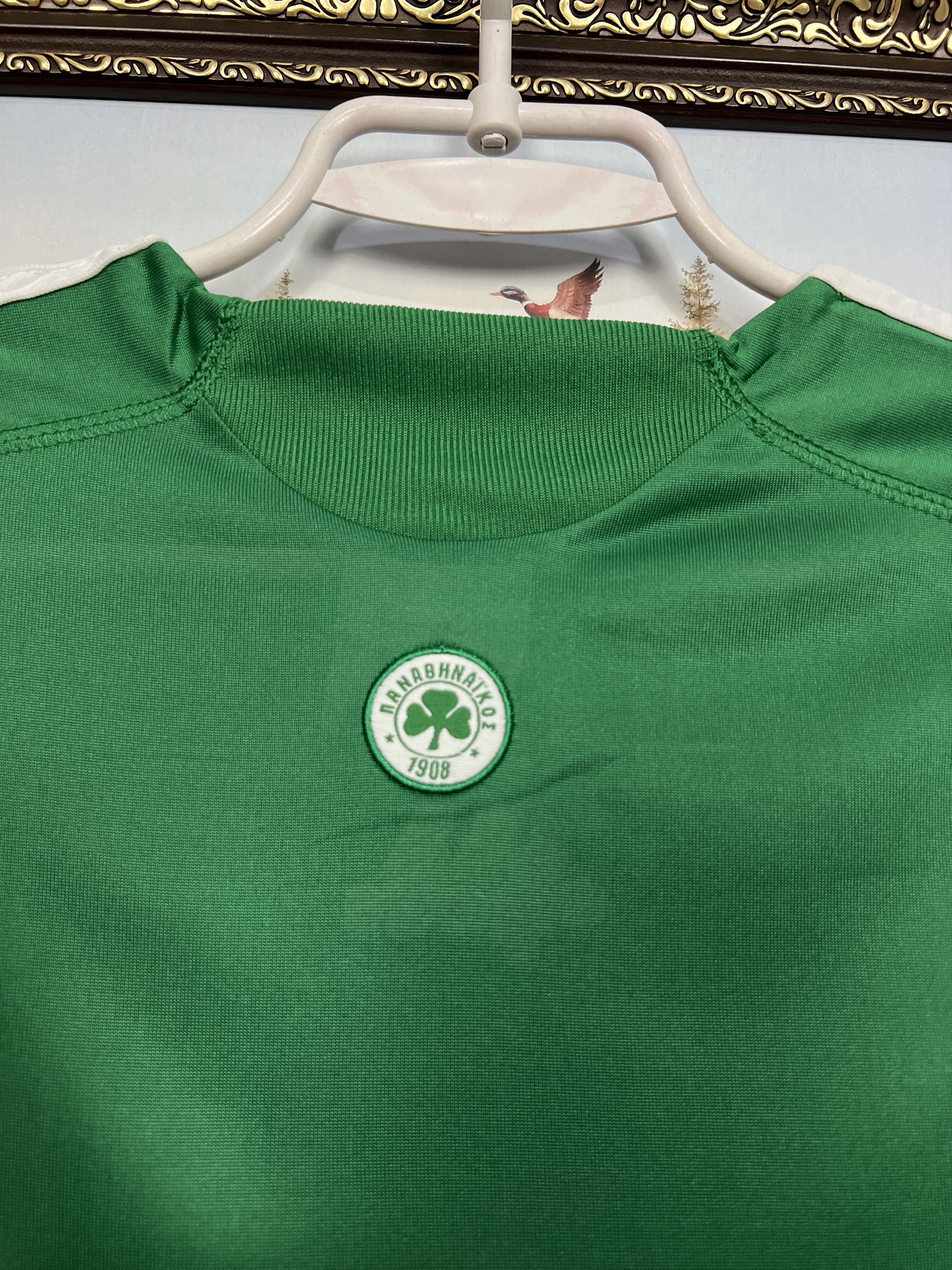 Adidas Panathinaikos Home football shirt 2007 Soccer Jersey Trikot Size US L / EU 52-54 / 3 - 9 Thumbnail