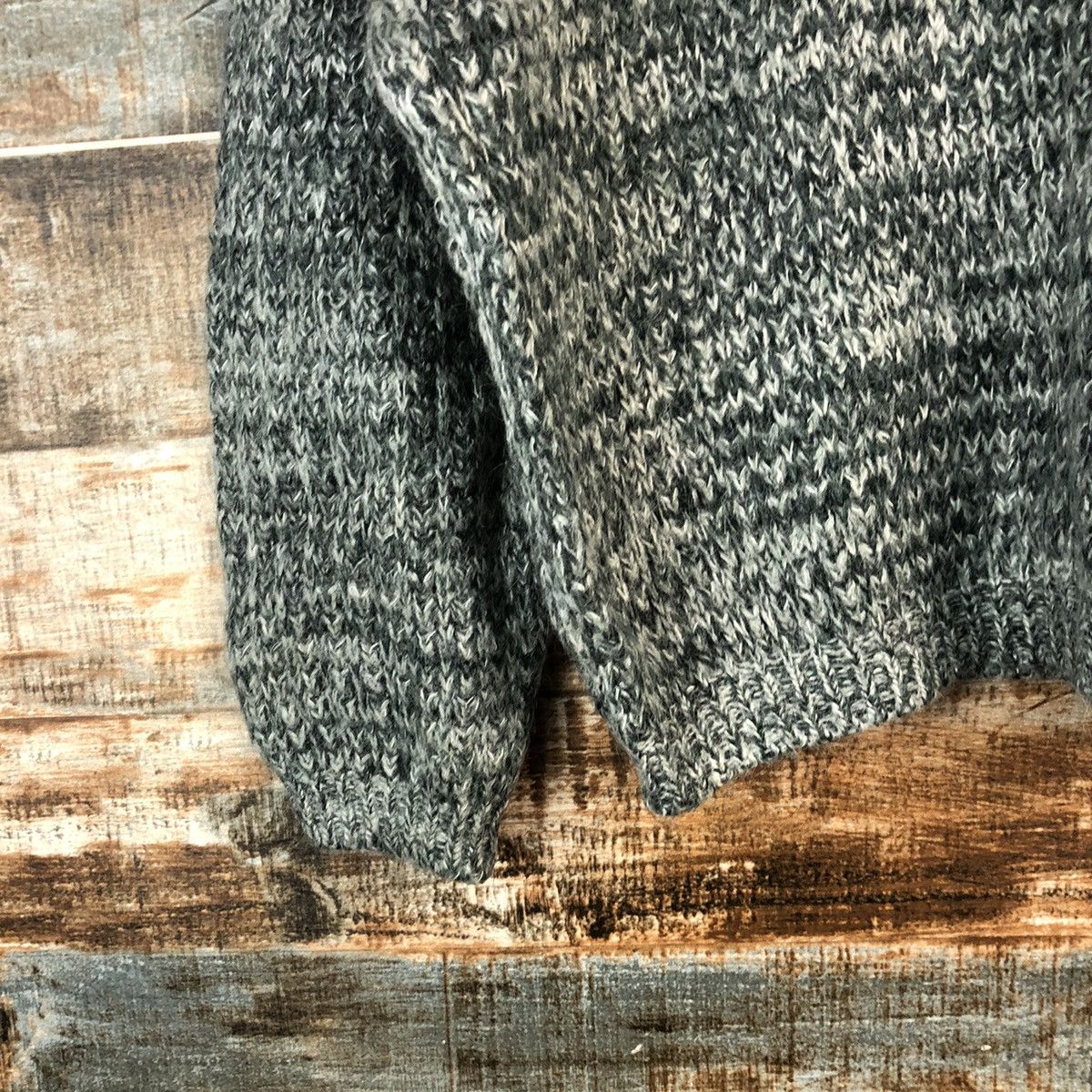 Homespun Knitwear × Japanese Brand Elle Piere vintage Grey Knitwear #A2353 Size M / US 6-8 / IT 42-44 - 7 Thumbnail