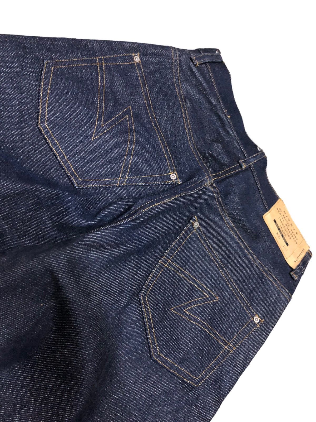 Japanese Brand SUPER BAGGY JAPANESSE NIVETY THICK DENIM Size US 29 - 3 Thumbnail