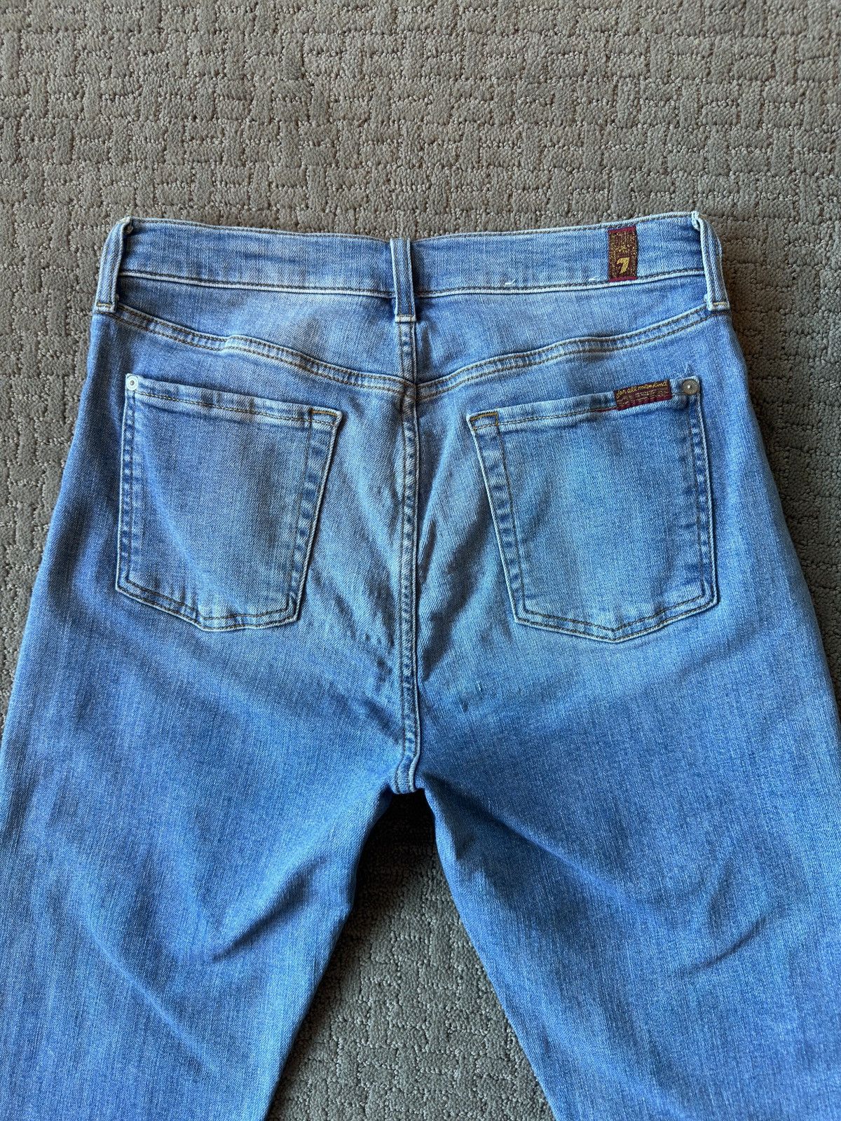 7 For All Mankind × Vintage High Waist Josefina Jeans Size 31" - 6 Thumbnail