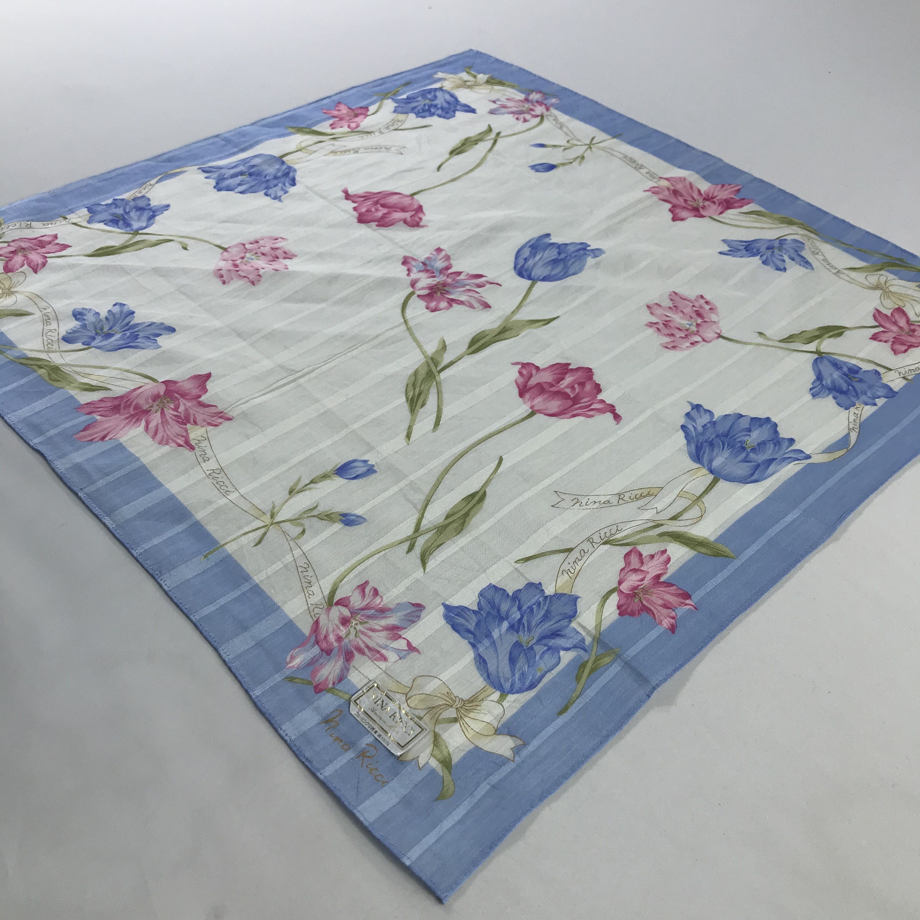 Nina Ricci × Vintage Nina Ricci Bandana / Handkerchief / Neckerchief - S461 Size ONE SIZE - 2 Thumbnail
