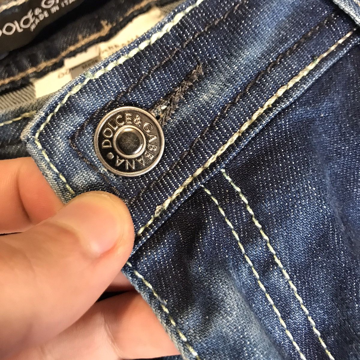 Dolce & Gabbana × Vintage DOLCE & GABBANA JEANS women New pants rare Size 30" / US 8 / IT 44 - 8 Thumbnail