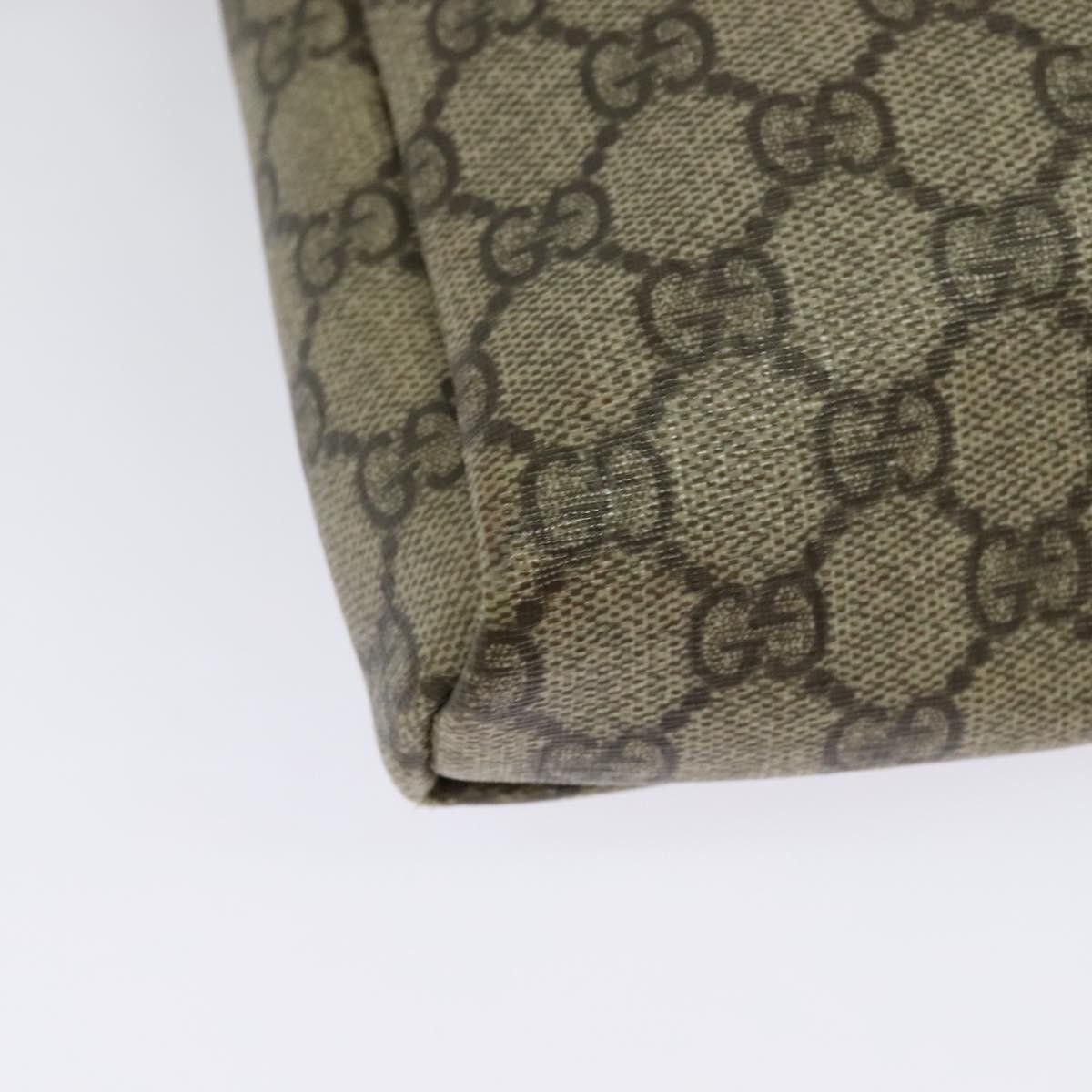 Gucci GUCCI GG Supreme Shoulder Bag Pvc Beige Silver Size ONE SIZE - 12 Thumbnail