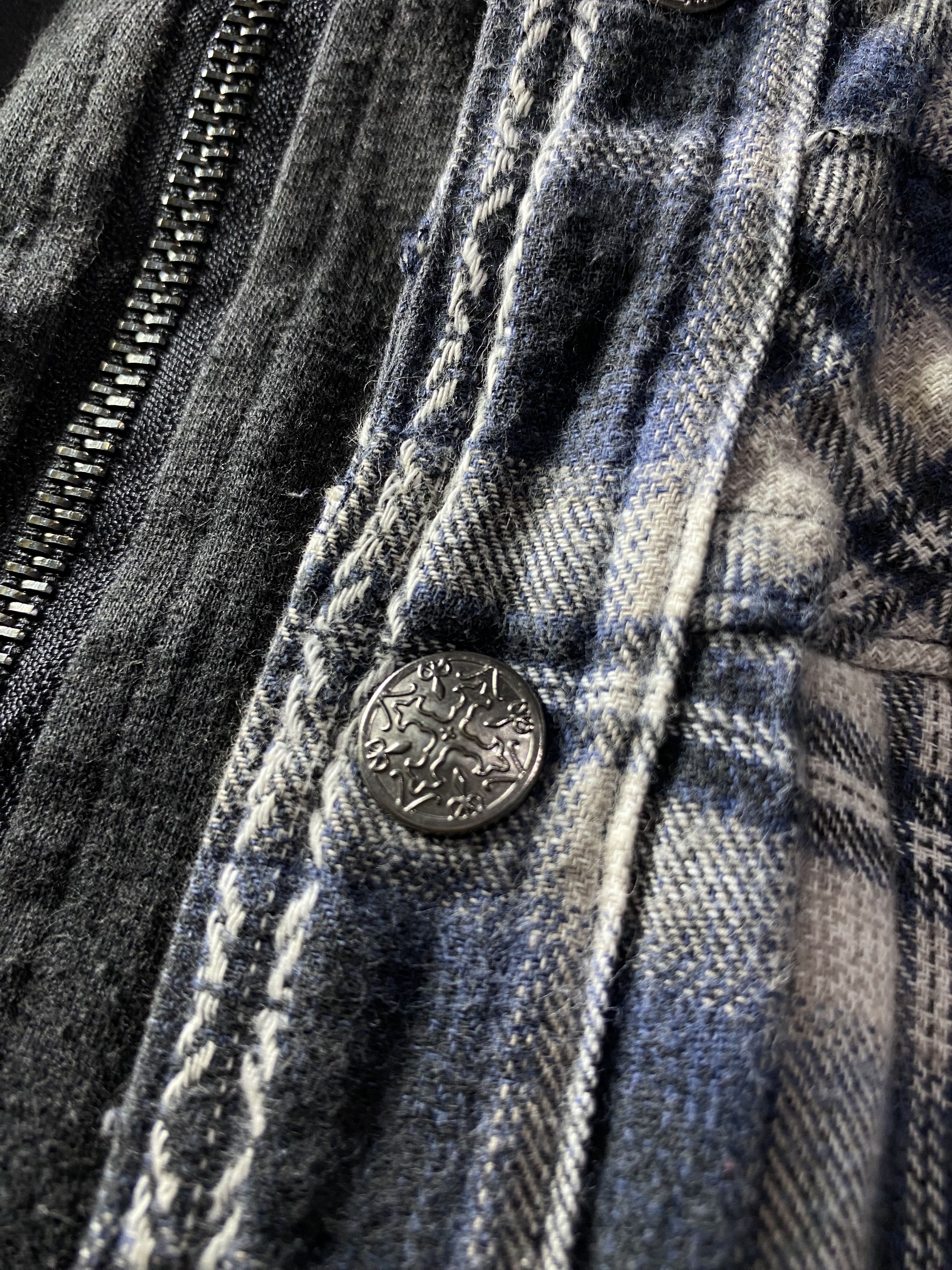 If Six Was Nine × Japanese Brand × Le Grande Bleu (L.G.B.) Grangesta standard double layers tartan shirt Size US L / EU 52-54 / 3 - 6 Thumbnail