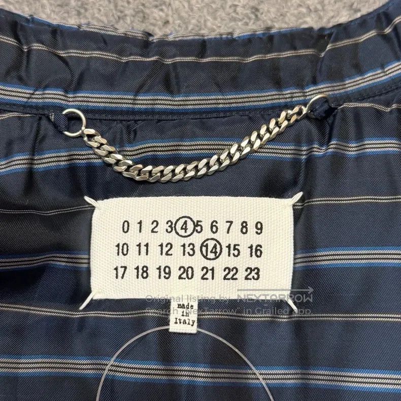 Maison Margiela Maison Margiela 23AW striped cotton long-sleeved shirt jac Size US XXS / EU 40 - 3 Thumbnail