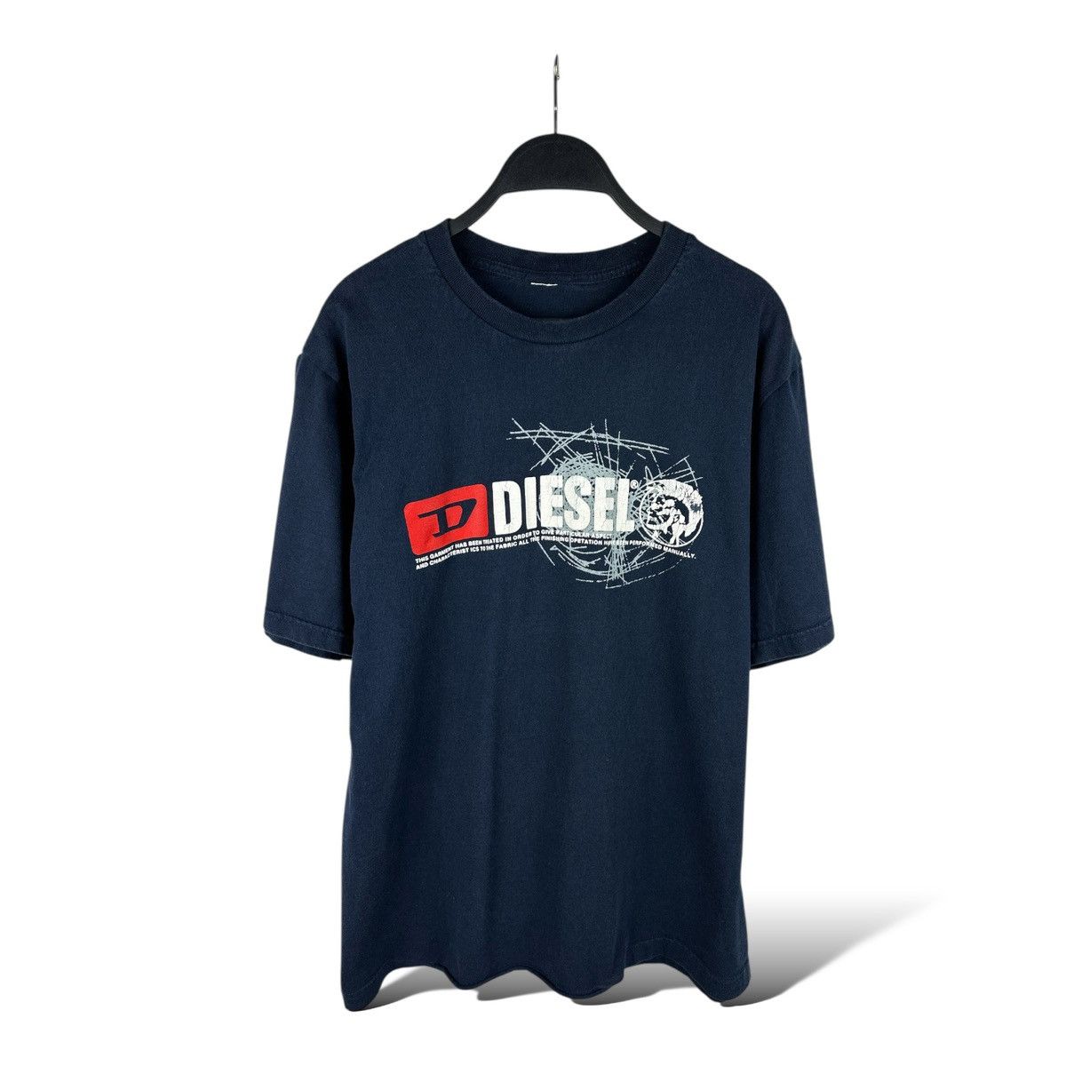 Diesel Vintage Diesel Big Logo Double Sided T-Shirt Size US L / EU 52-54 / 3 - 1 Thumbnail