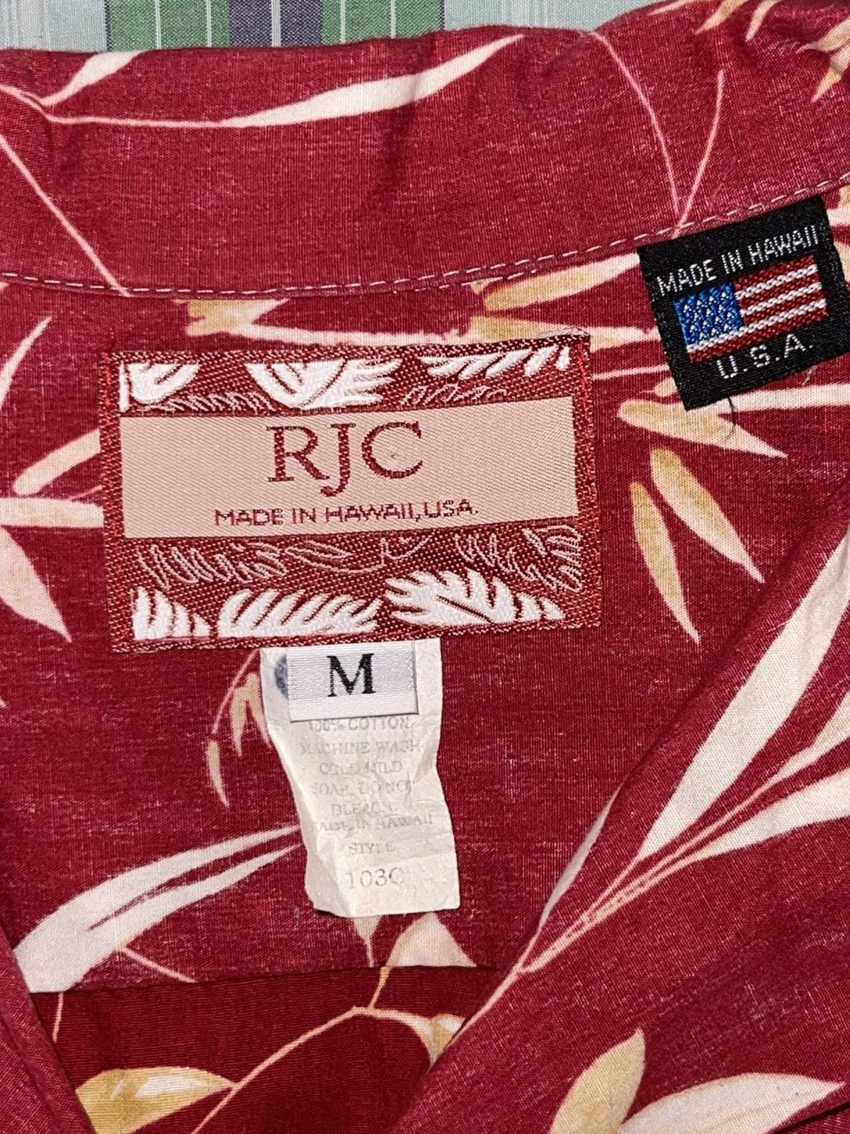 Vintage RJC HAWAIIAN SHIRT RED M Size US M / EU 48-50 / 2 - 3 Thumbnail