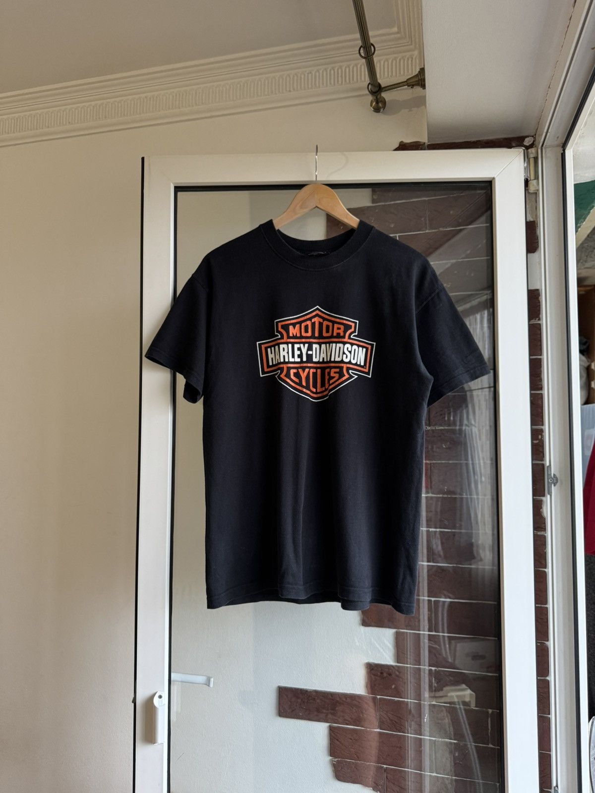 Harley Davidson 🇺🇸Vintage Harley Davidson made in USA tshirt Eange Logo Size US XL / EU 56 / 4 - 5 Thumbnail