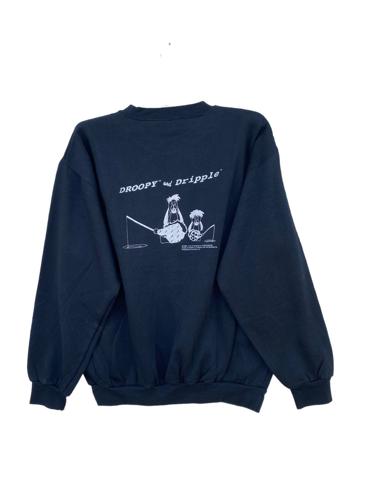 Cartoon Network × Disney × Vintage Vintage 1995 Droopy and Dripple By Turner Ent Sweatshirt Size US L / EU 52-54 / 3 - 1 Thumbnail